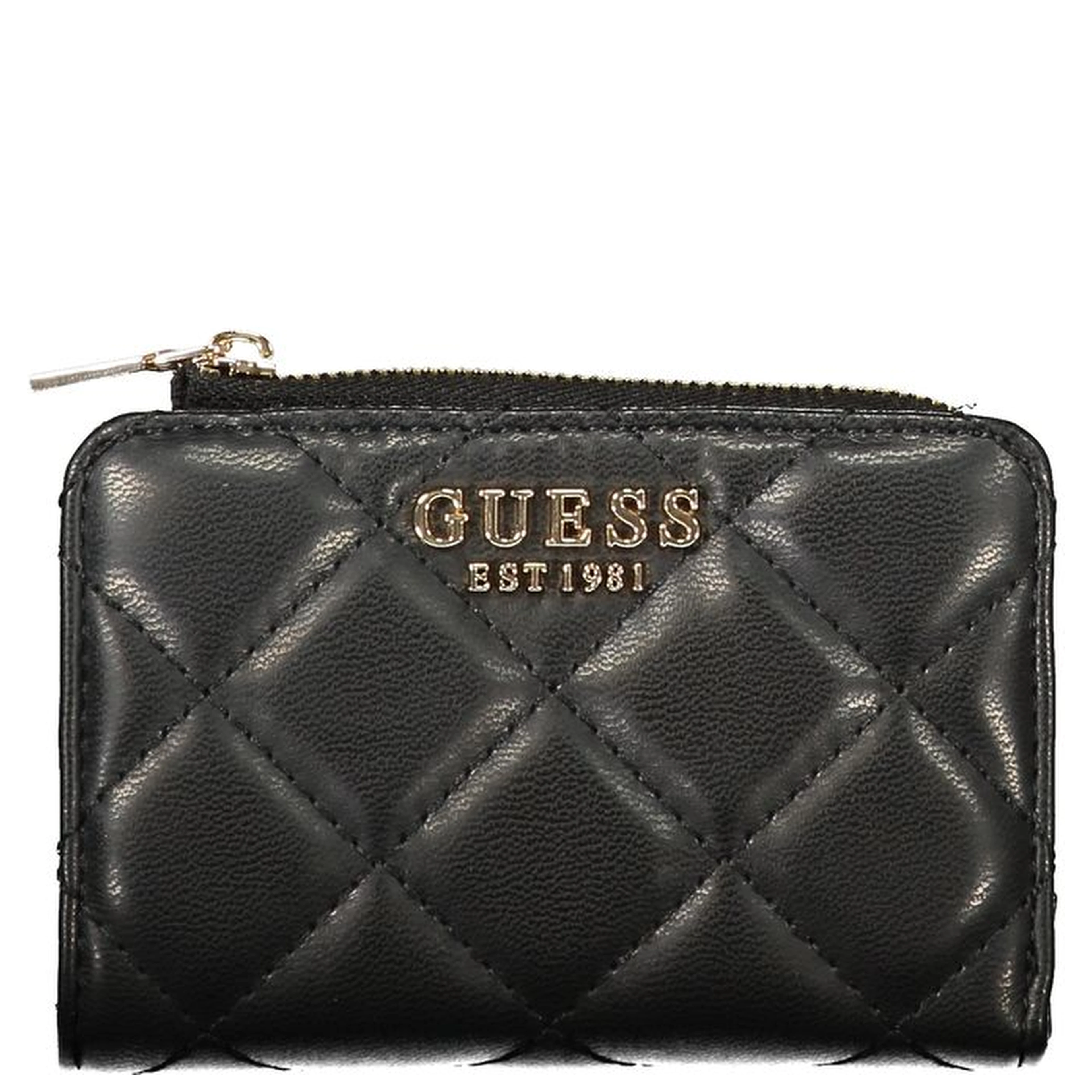 Black Polyurethane Women's Wallet