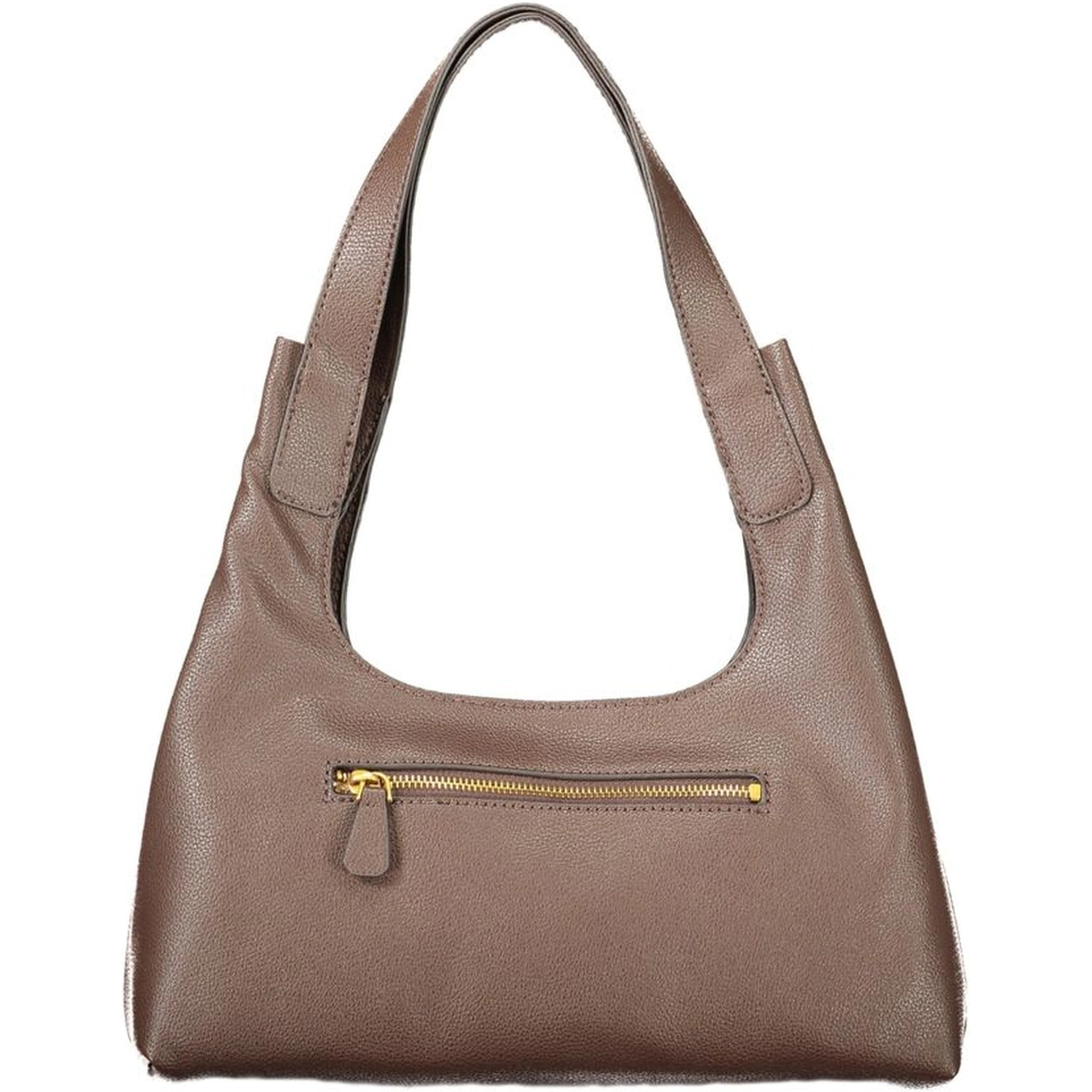 Brown Polyurethane Womens Bag