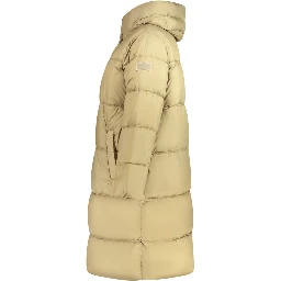 Verde Poliestere Donna Jacket with Hood and Pockets