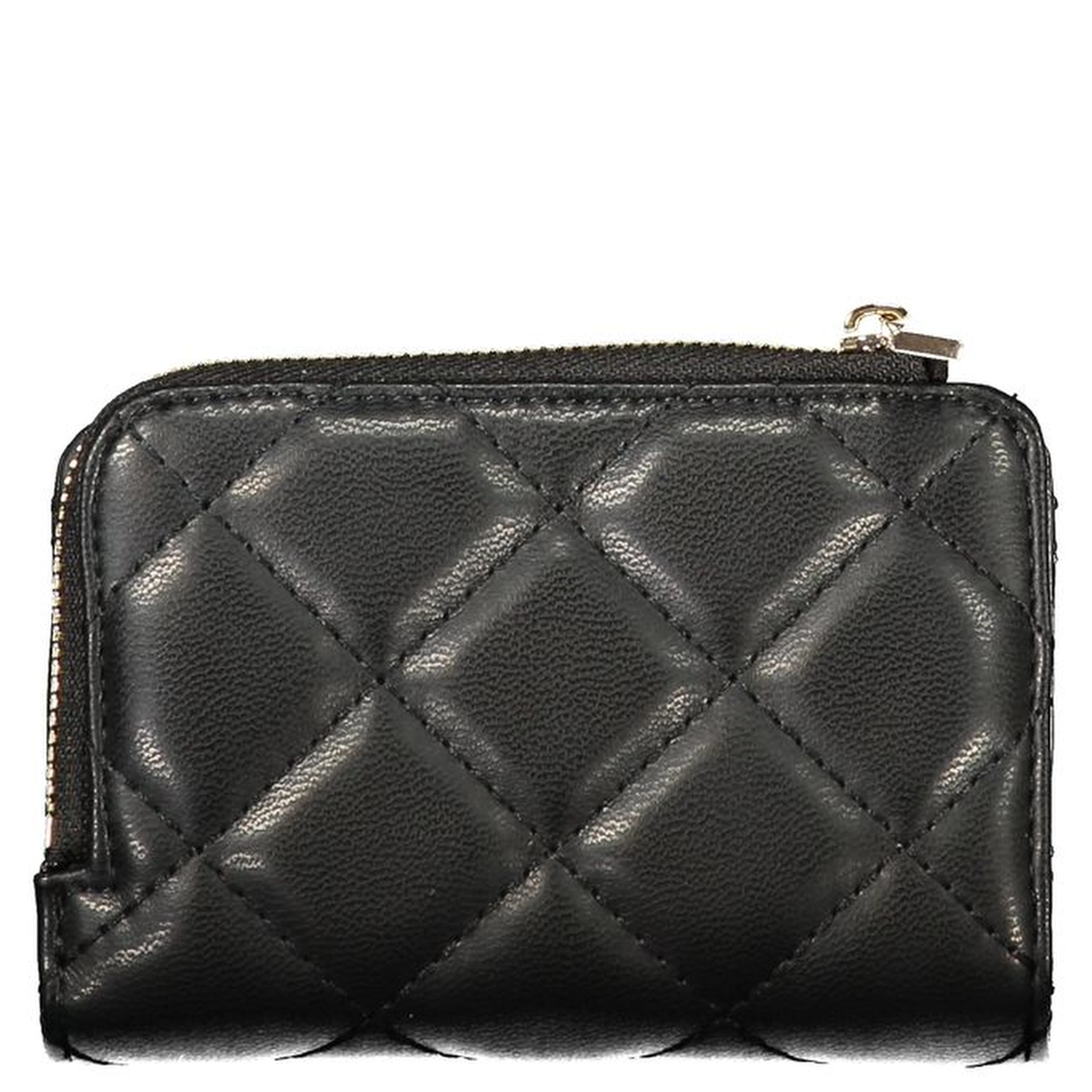 Black Polyurethane Women's Wallet