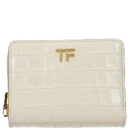 Beige Leather Wallet