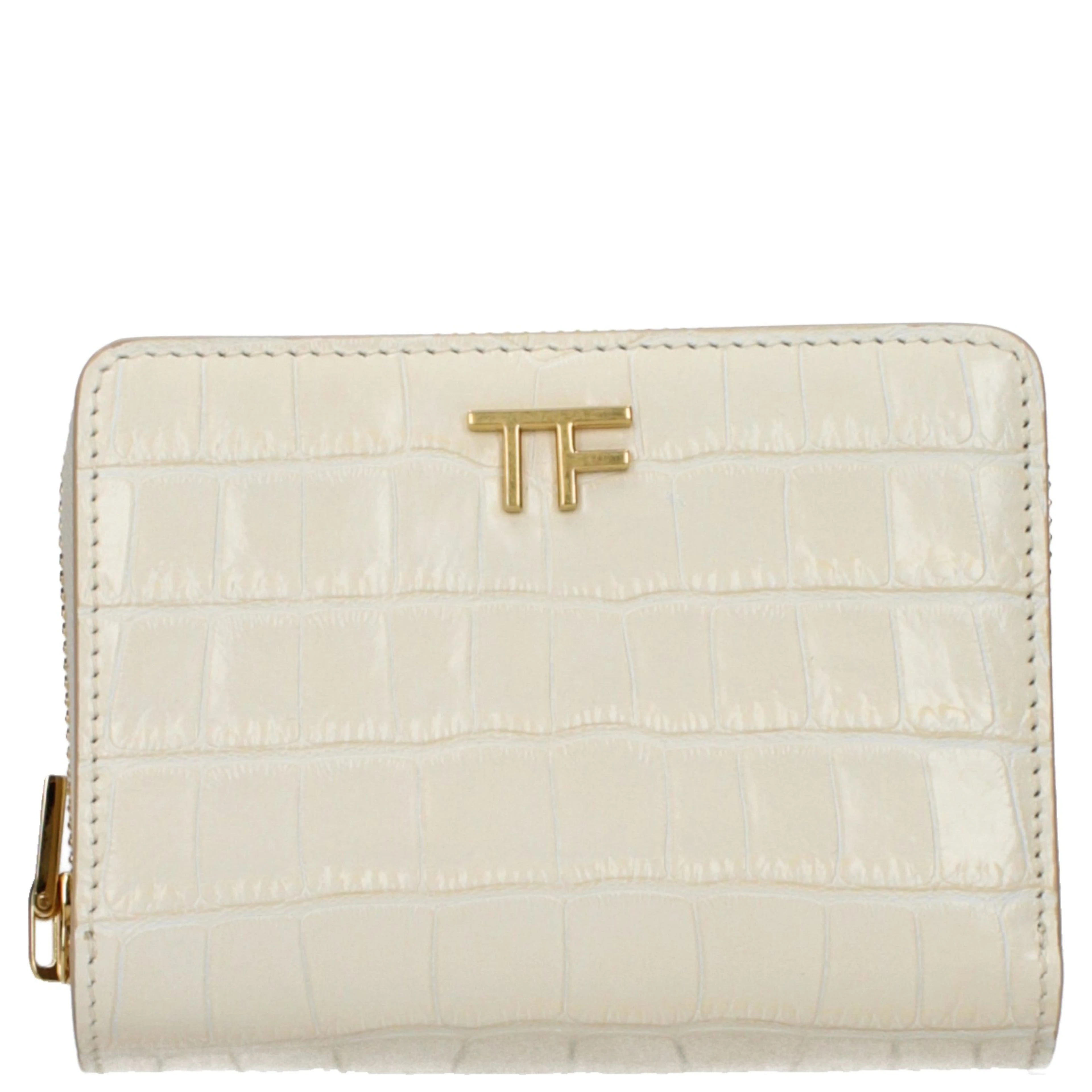 Beige Leather Wallet