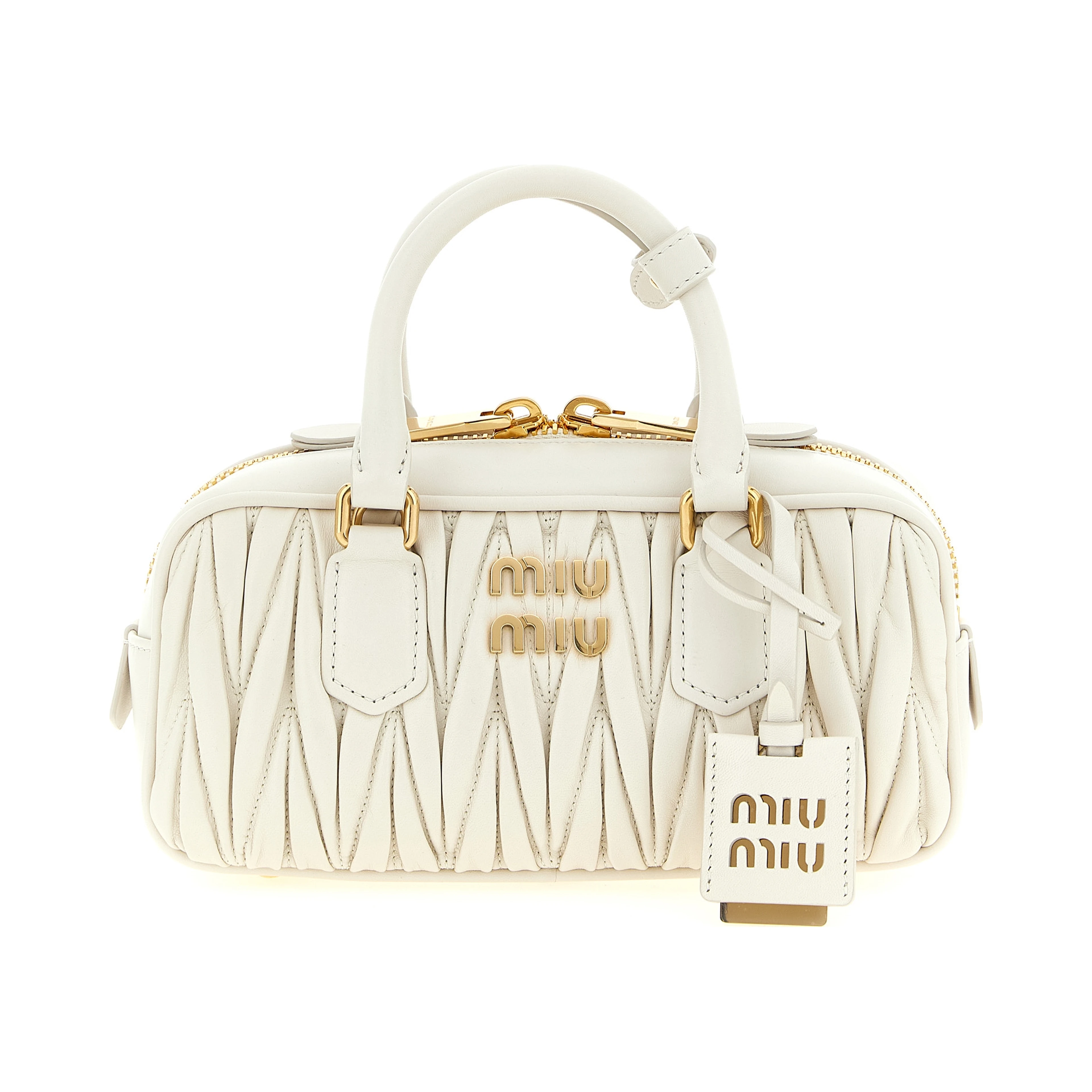White Leather Handbag