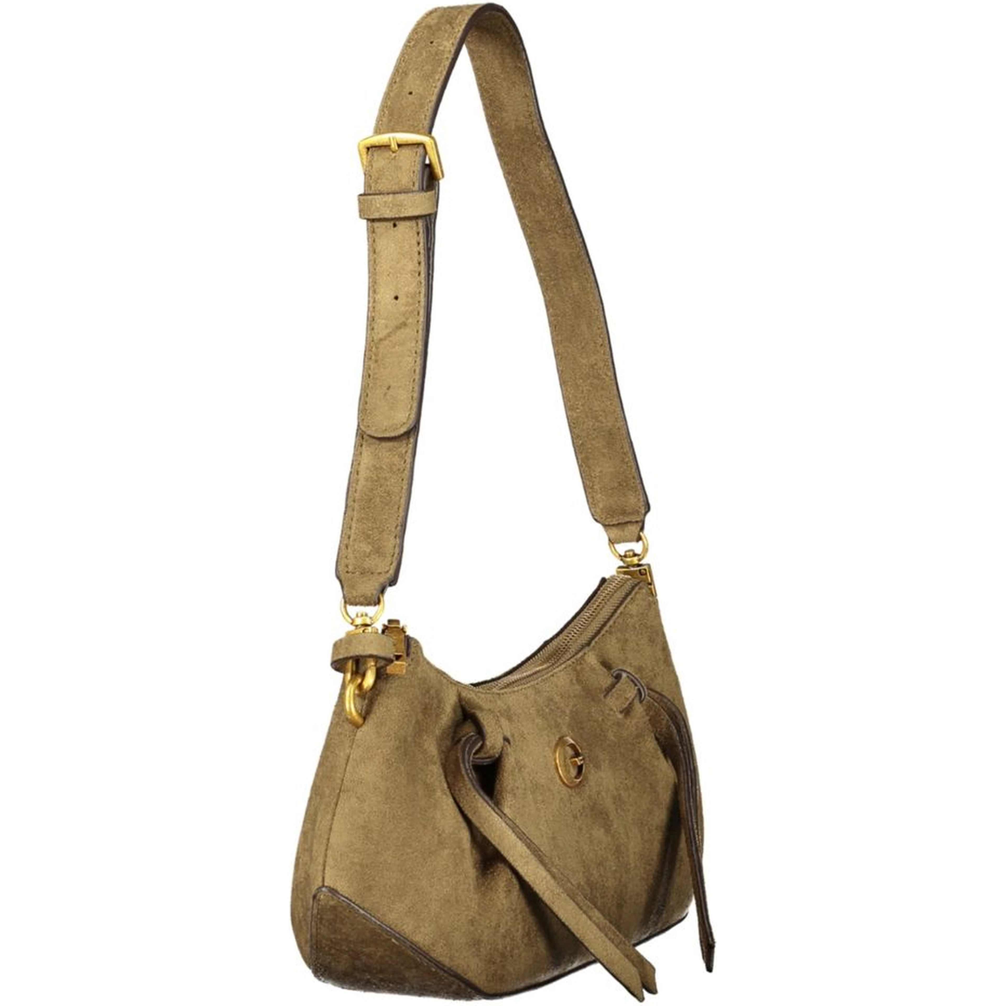 Green Polyester Womens Bag