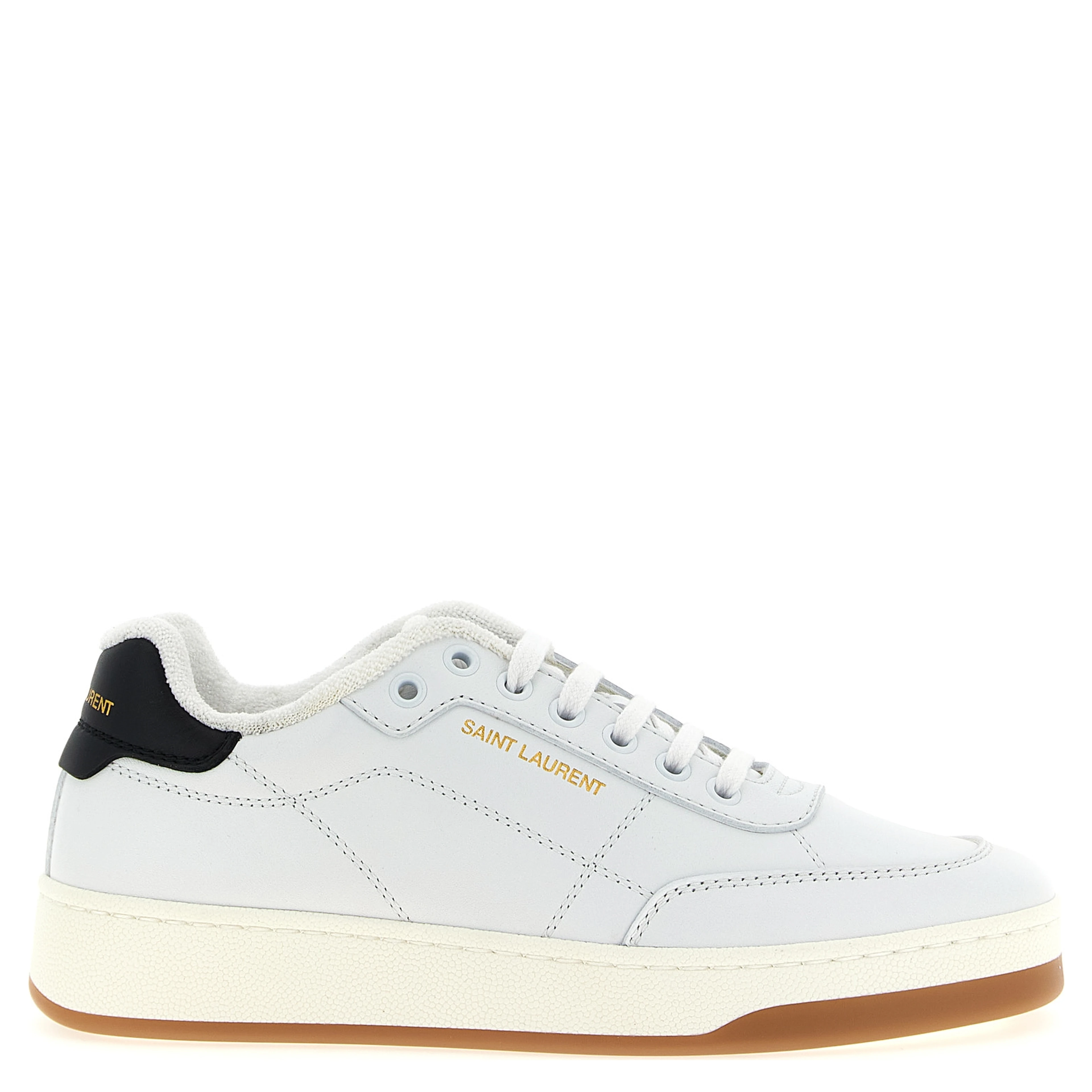 Bicolor Calfskin Low Top Sneakers