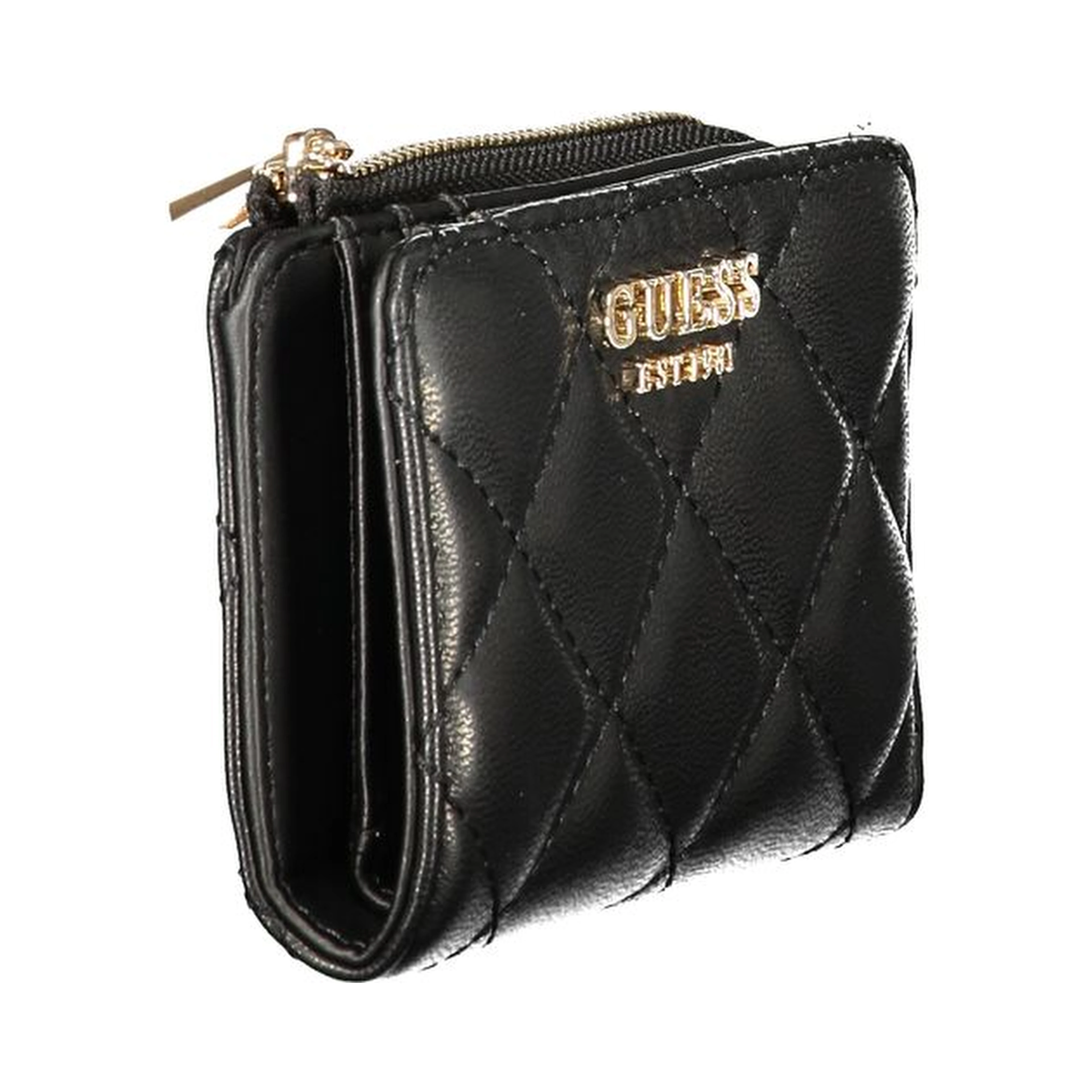 Black Polyurethane Women's Wallet