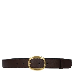 Brown Leather Regular Belt