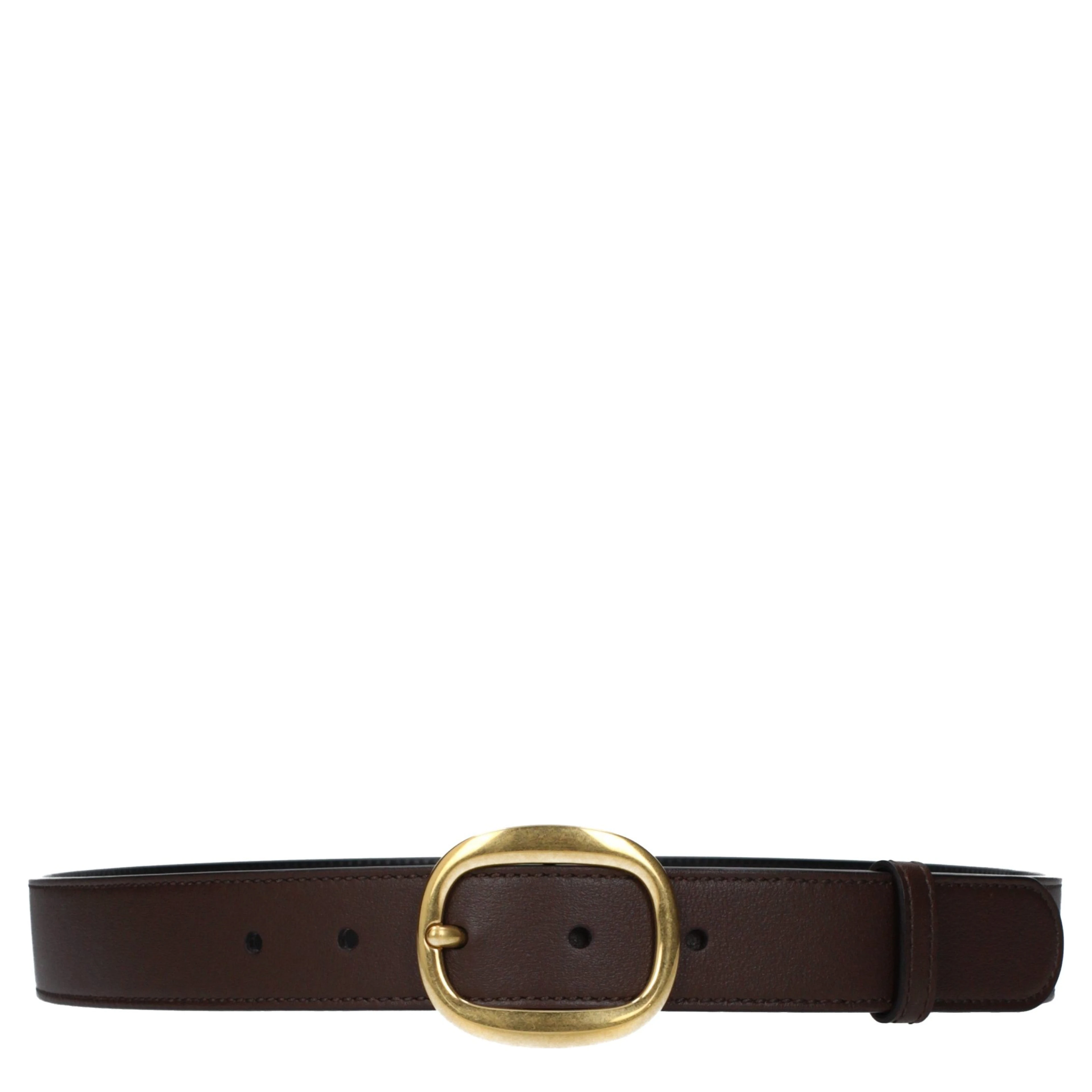 Brown Leather Regular Belt