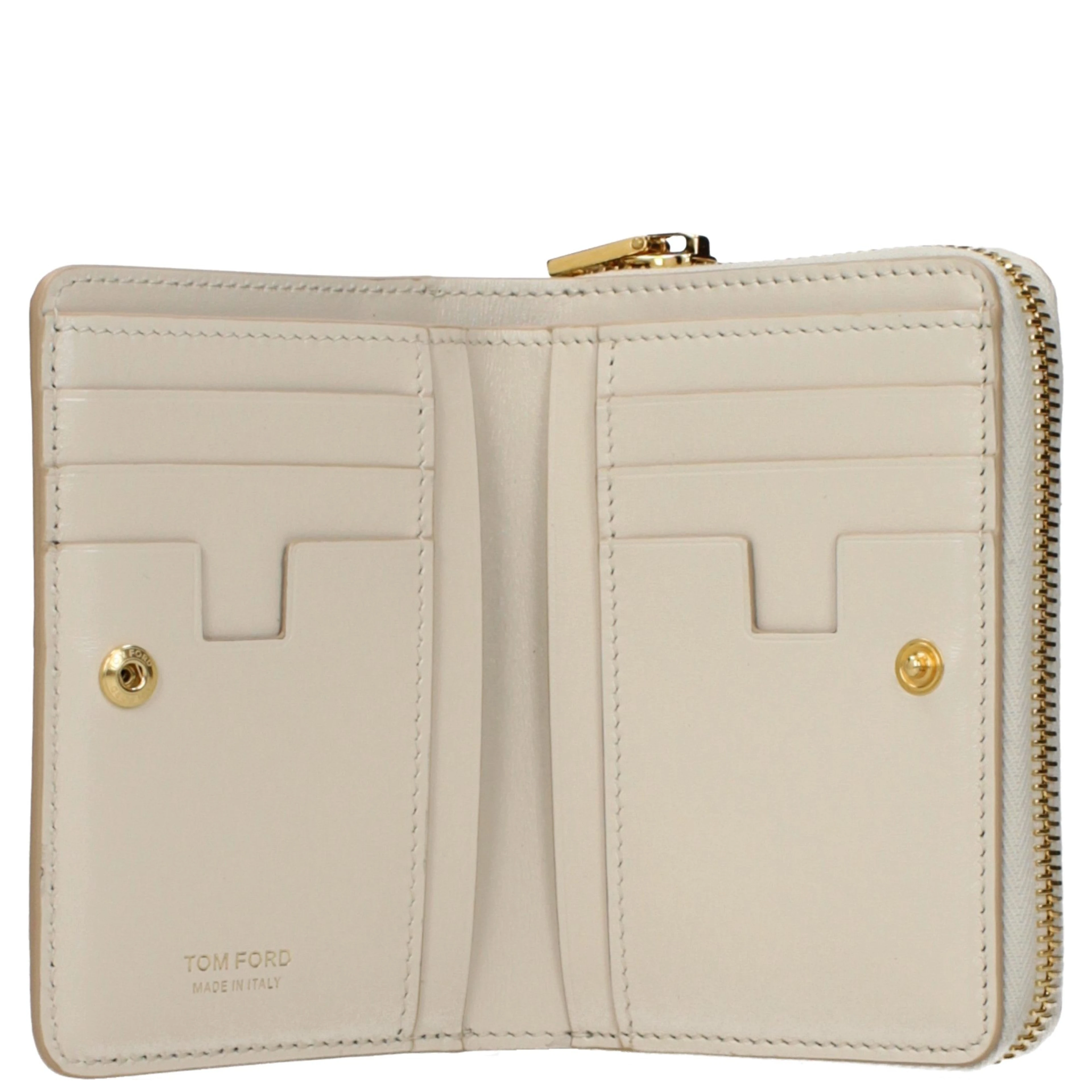 Beige Leather Wallet