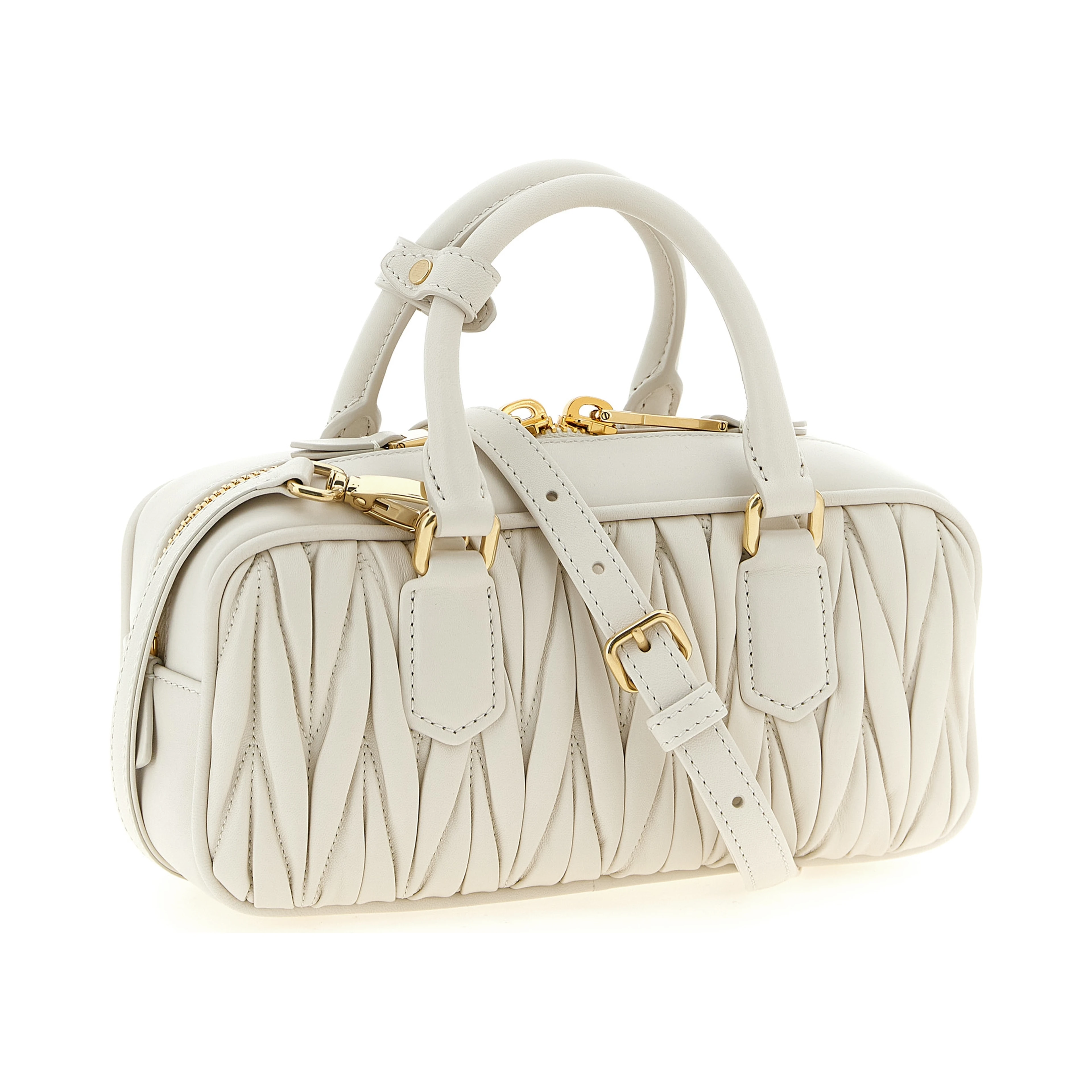 White Leather Handbag