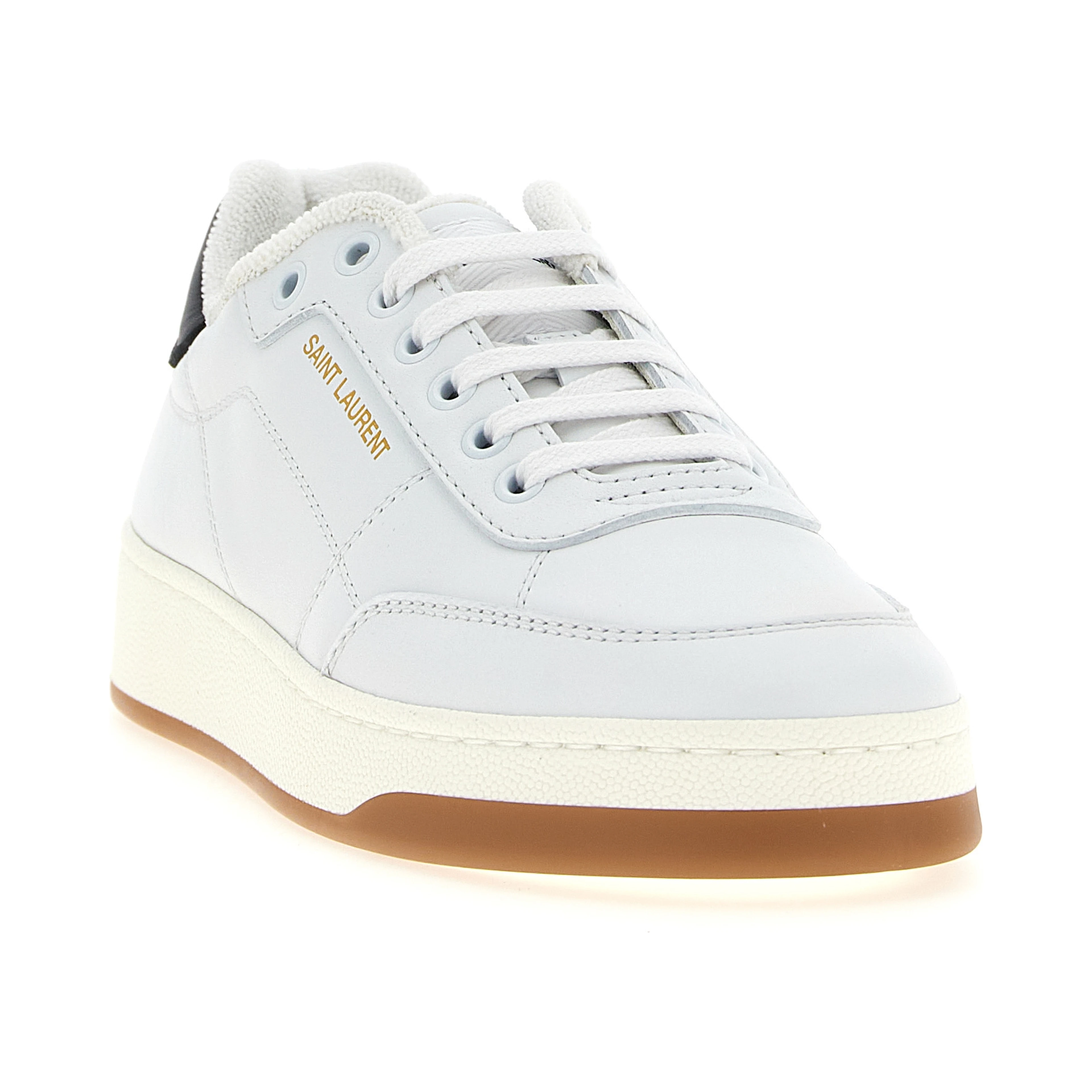 Bicolor Calfskin Low Top Sneakers