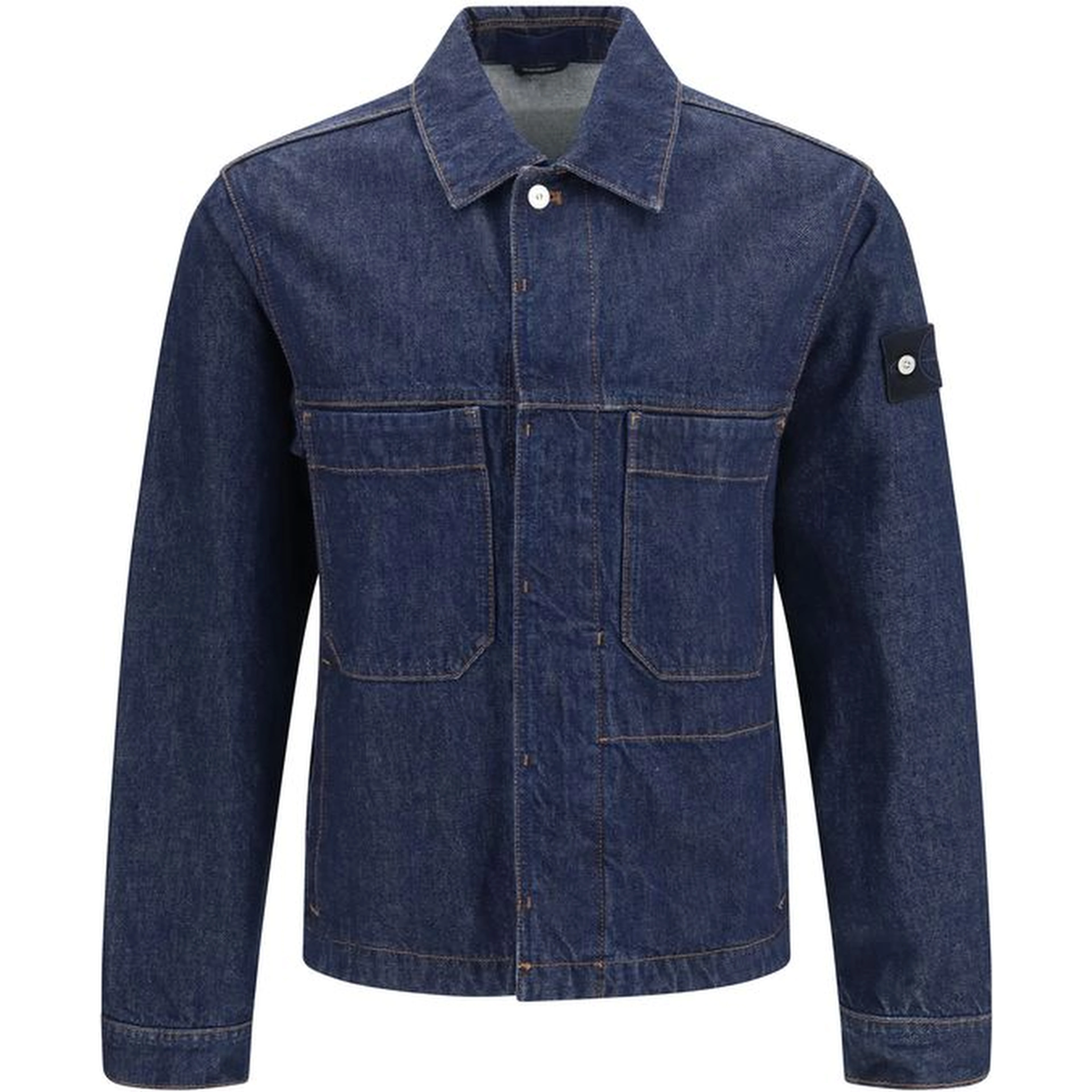 Blue Cotton Denim Jacket