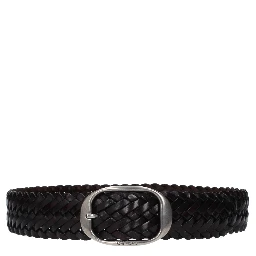 Brown Leather Regular Belt