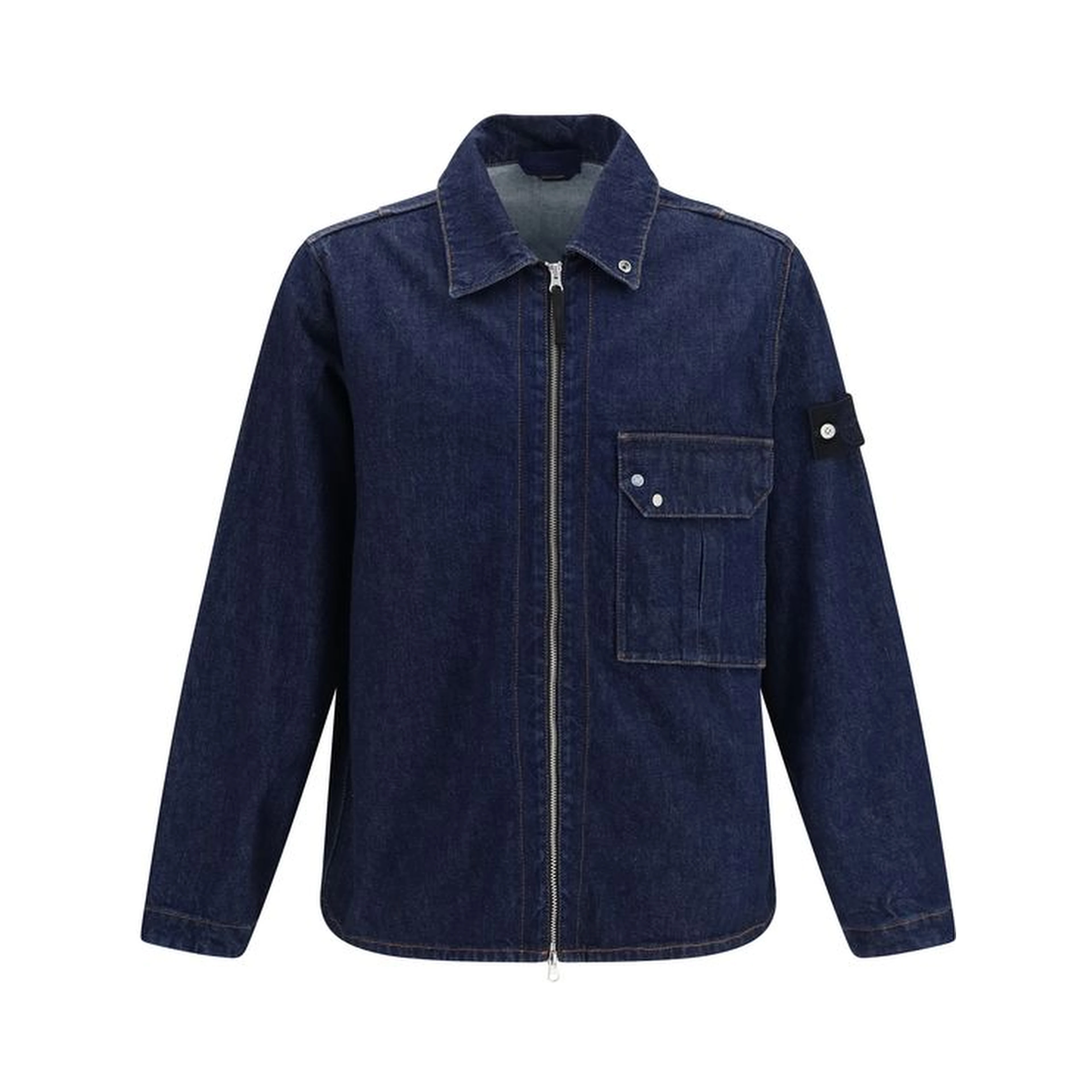 Blue Cotton Denim Jacket