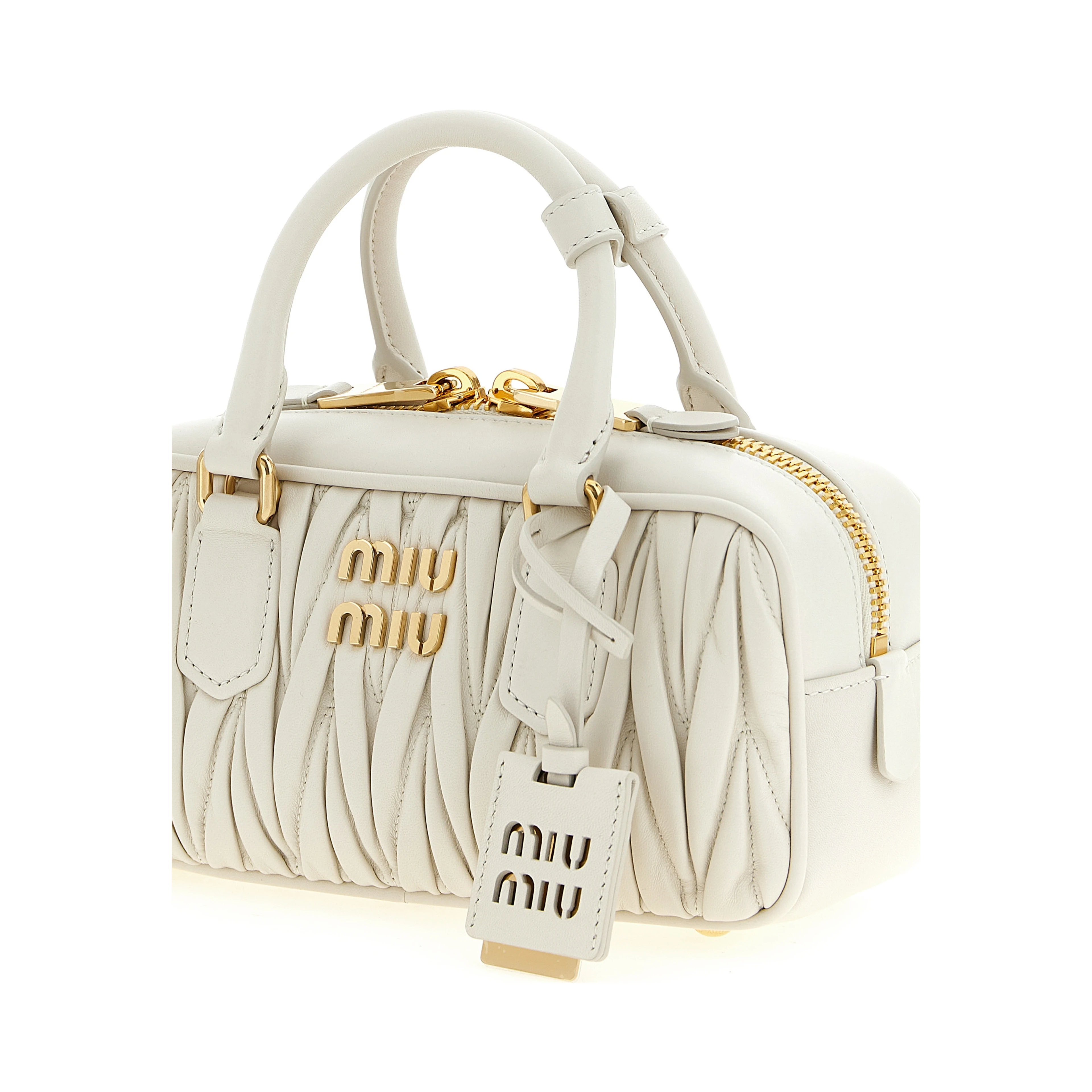 White Leather Handbag