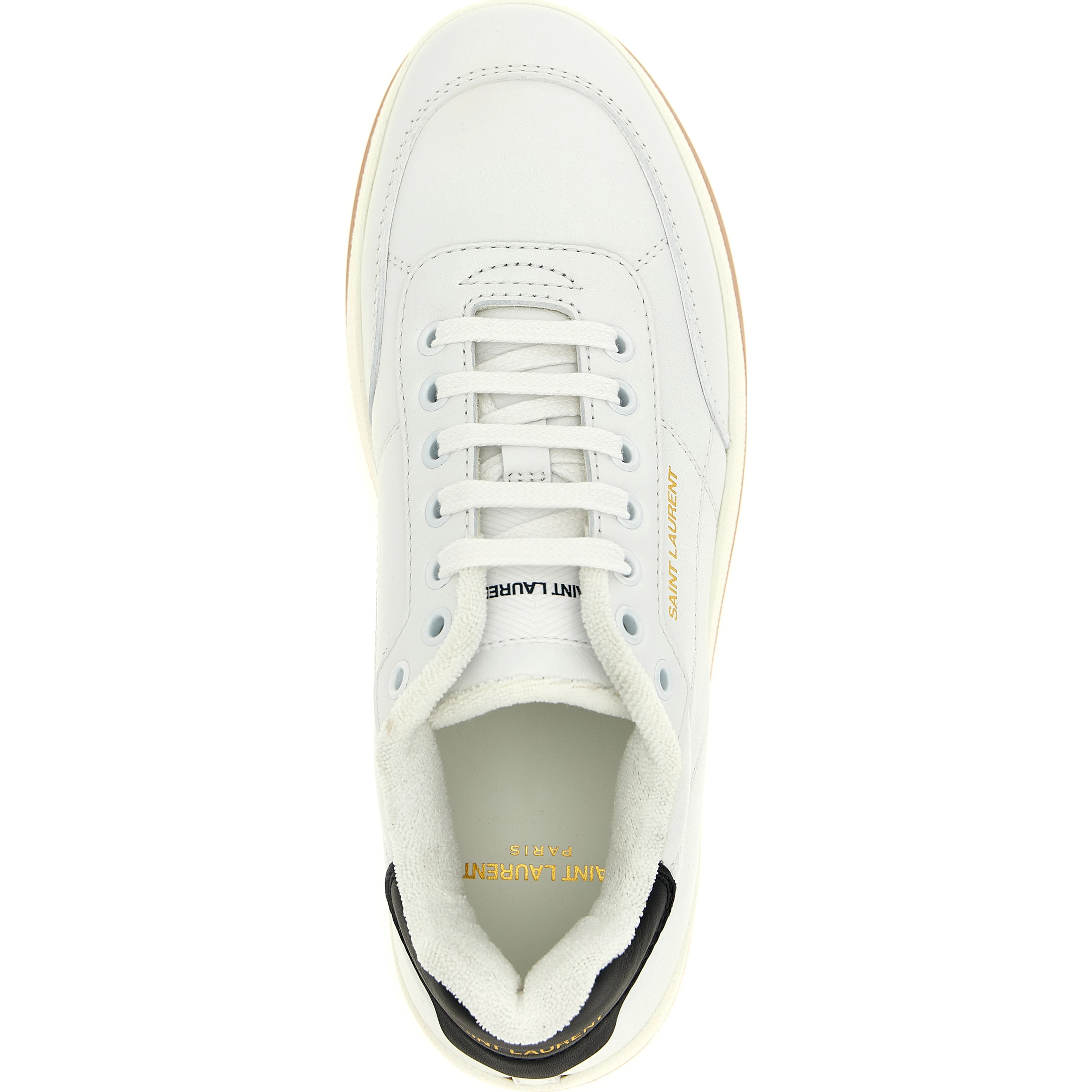 Bicolor Calfskin Low Top Sneakers