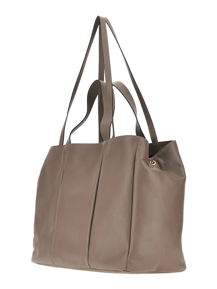 Grained leather 'Daisy' shopping bag alternative