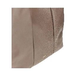 Grained leather 'Daisy' shopping bag