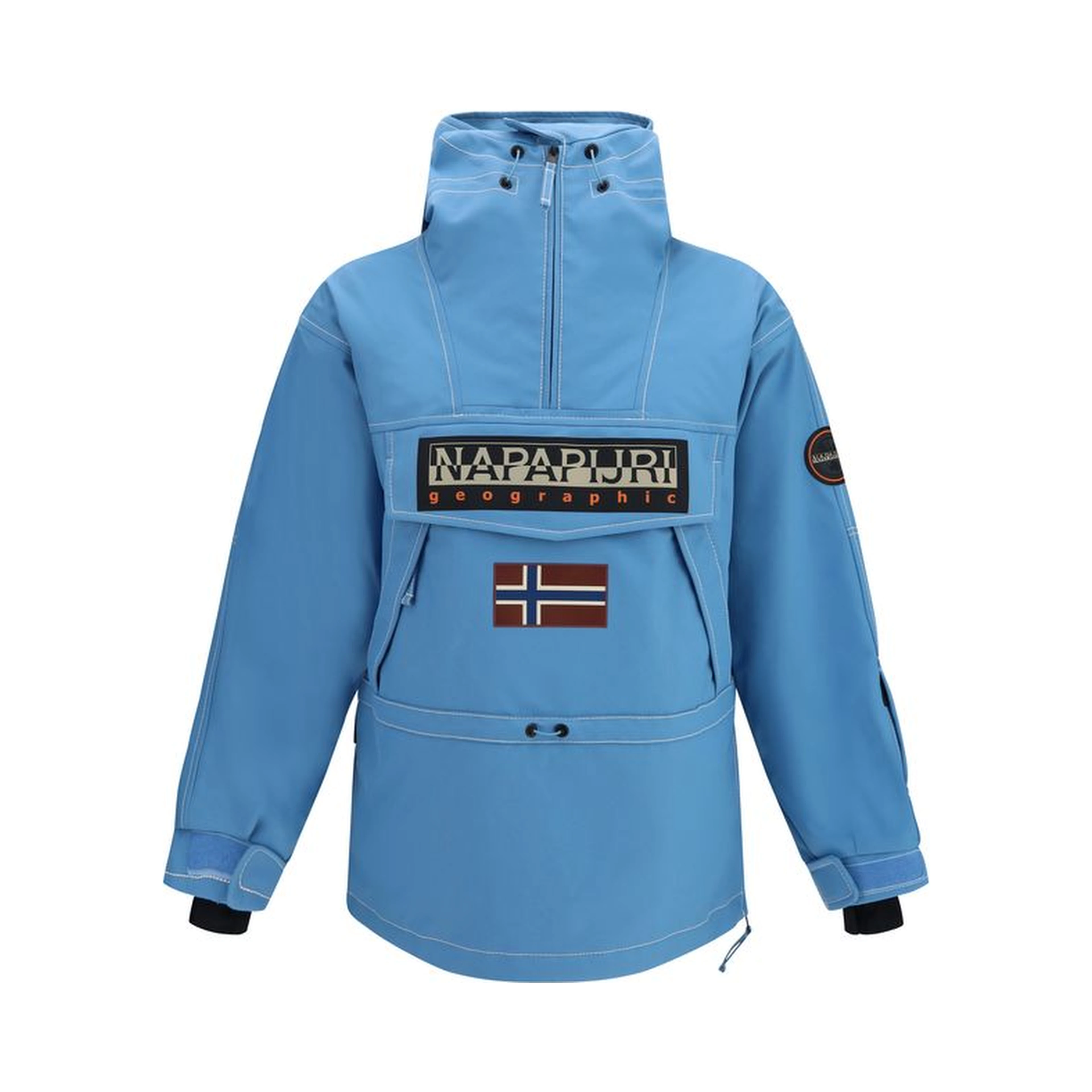 Blue Polyamide Shell Jacket