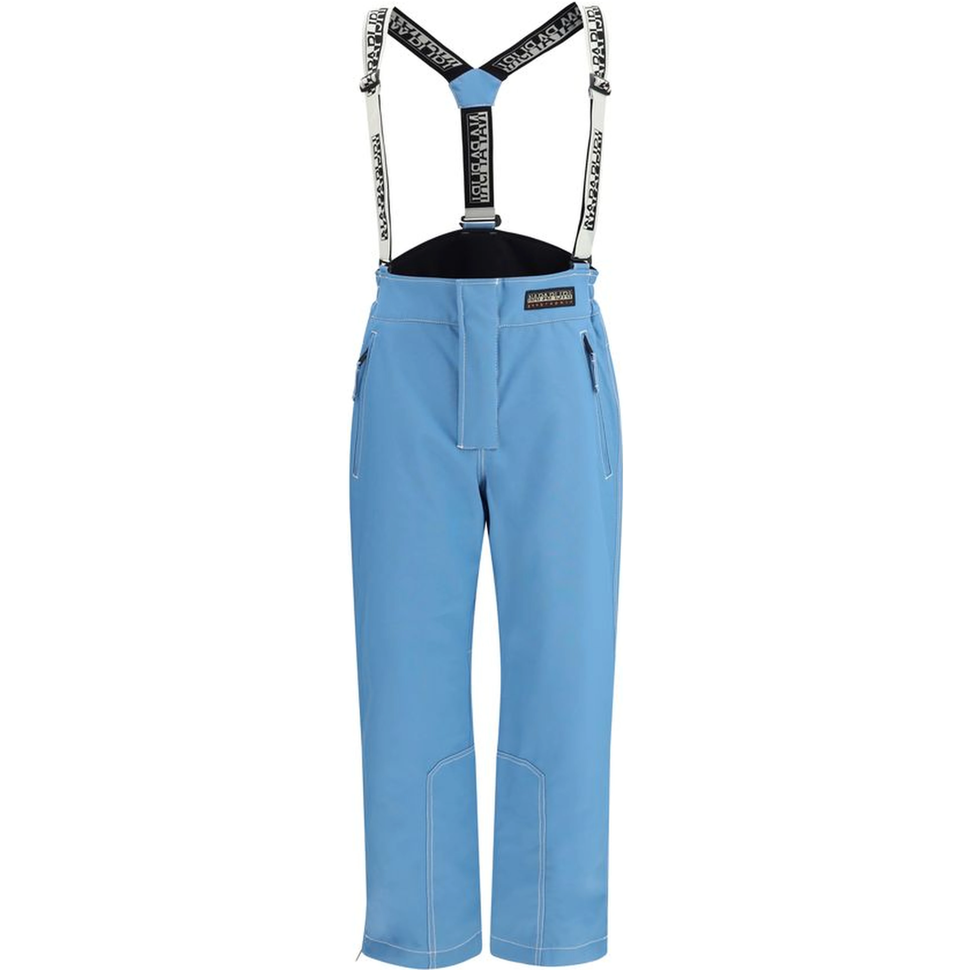 Blue Polyester Athletic Pants