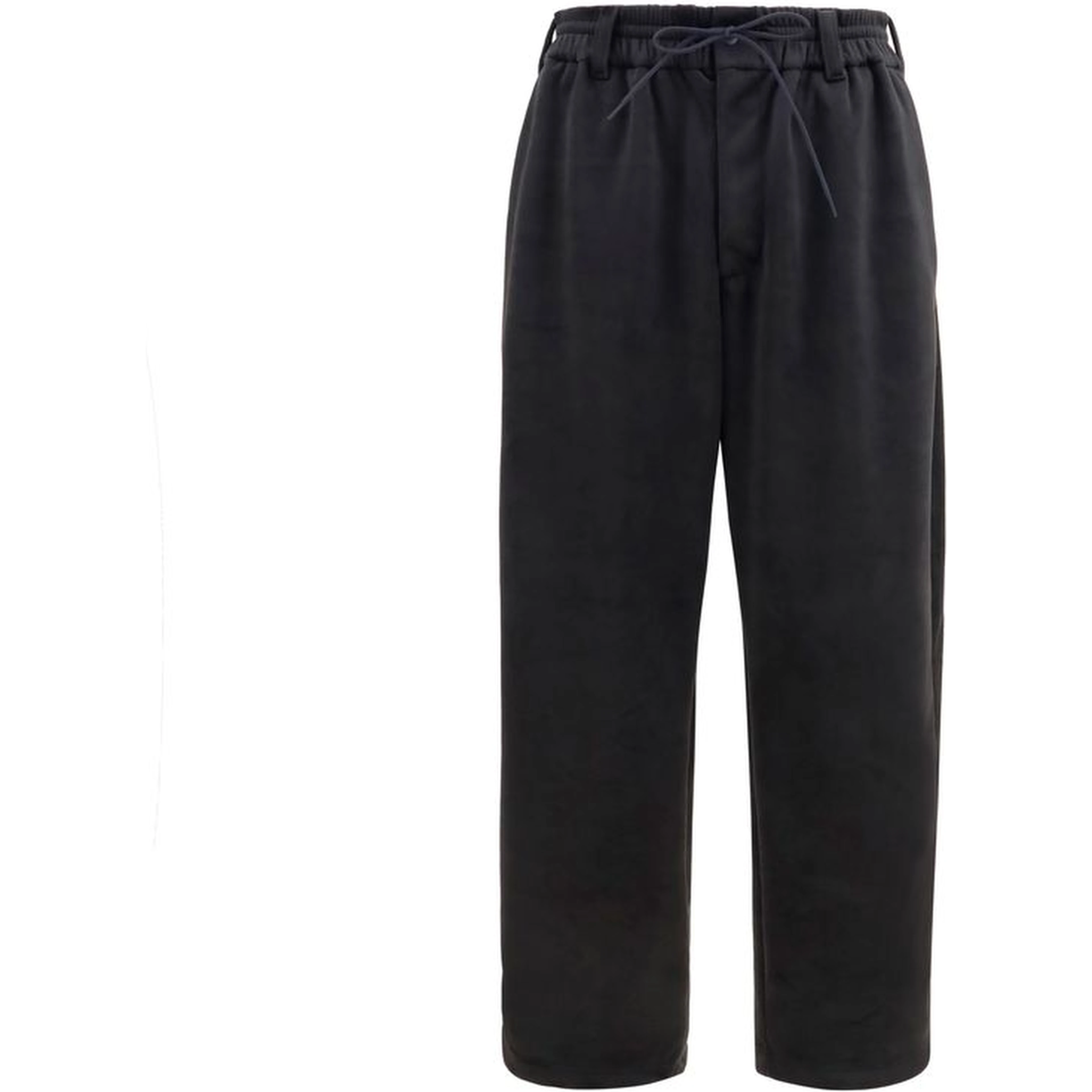 Black Polyester Athletic Pants