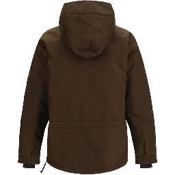 Brown Polyamide Shell Jacket