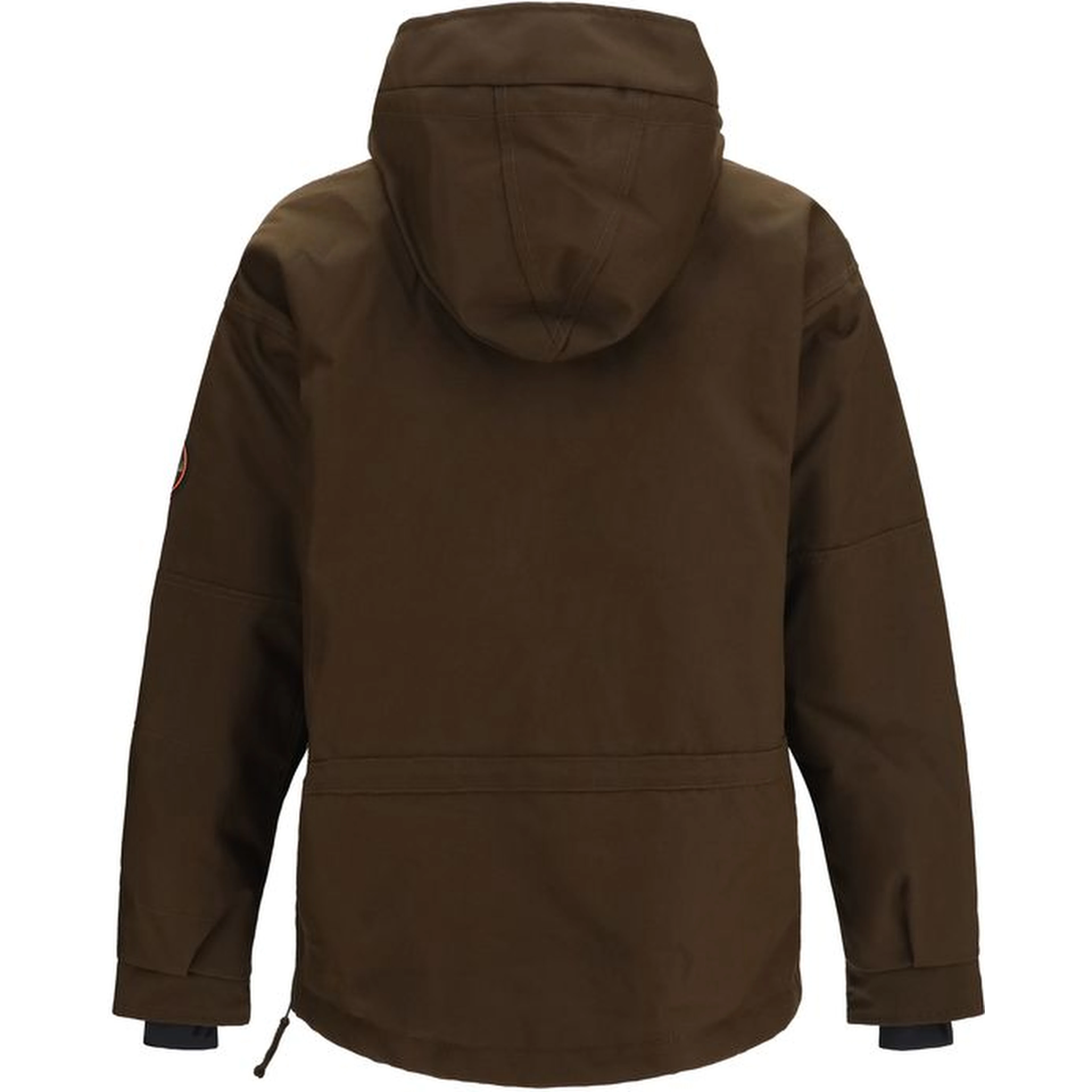 Brown Polyamide Shell Jacket