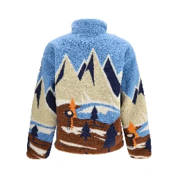 Blue Recycled Polyester Shell Jacket