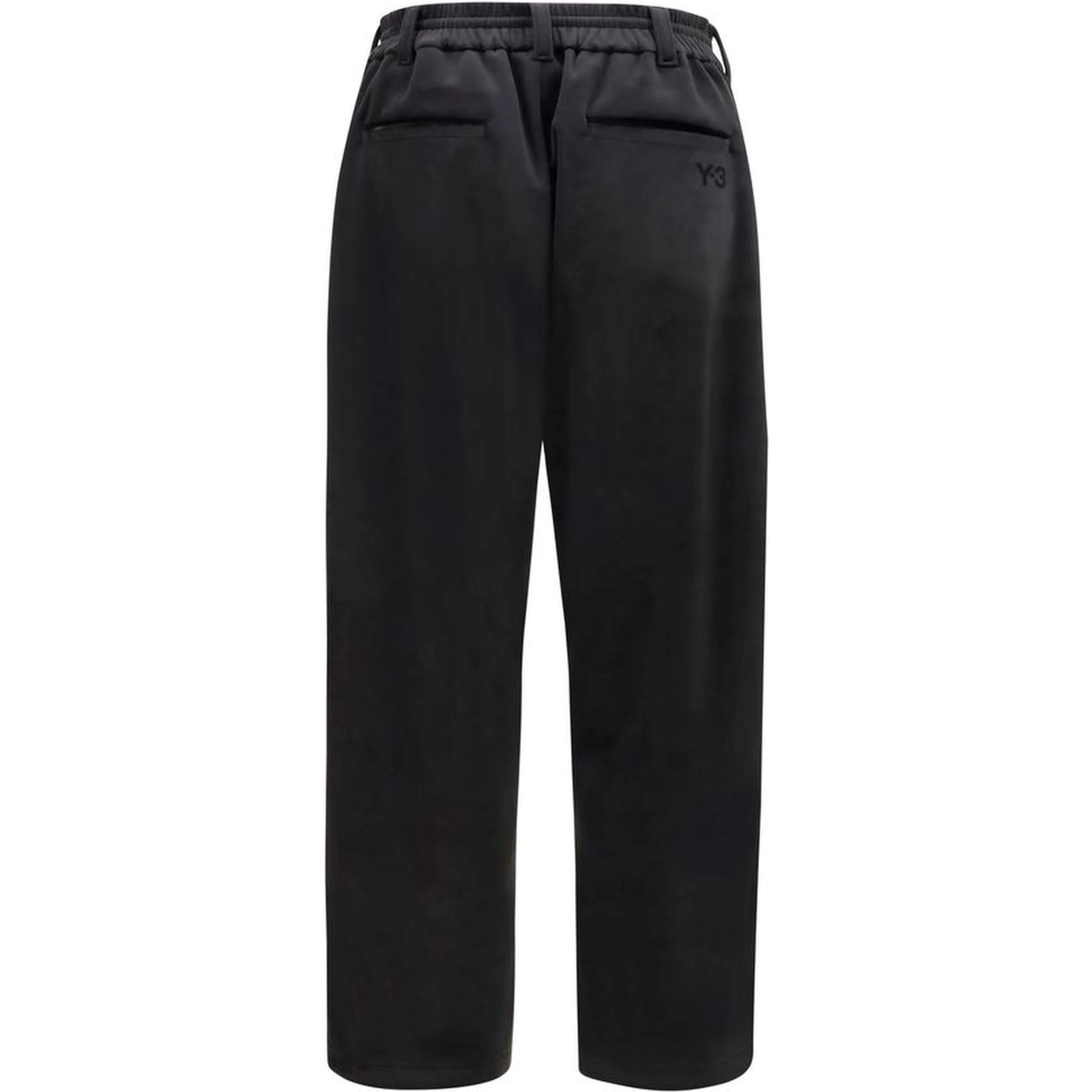 Black Polyester Athletic Pants