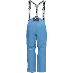 Blue Polyester Athletic Pants