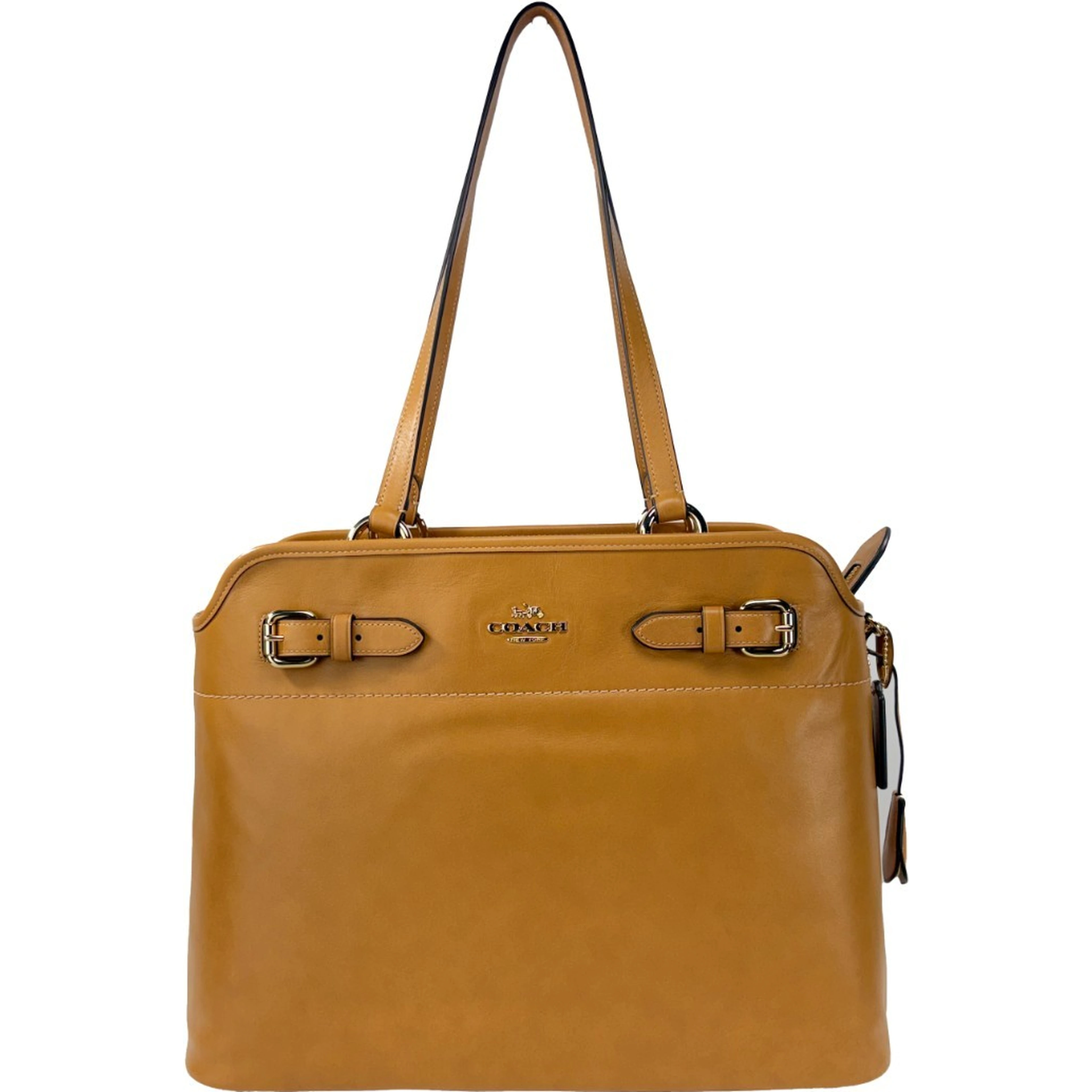 Coach Easton Brown Leather Tote Bag