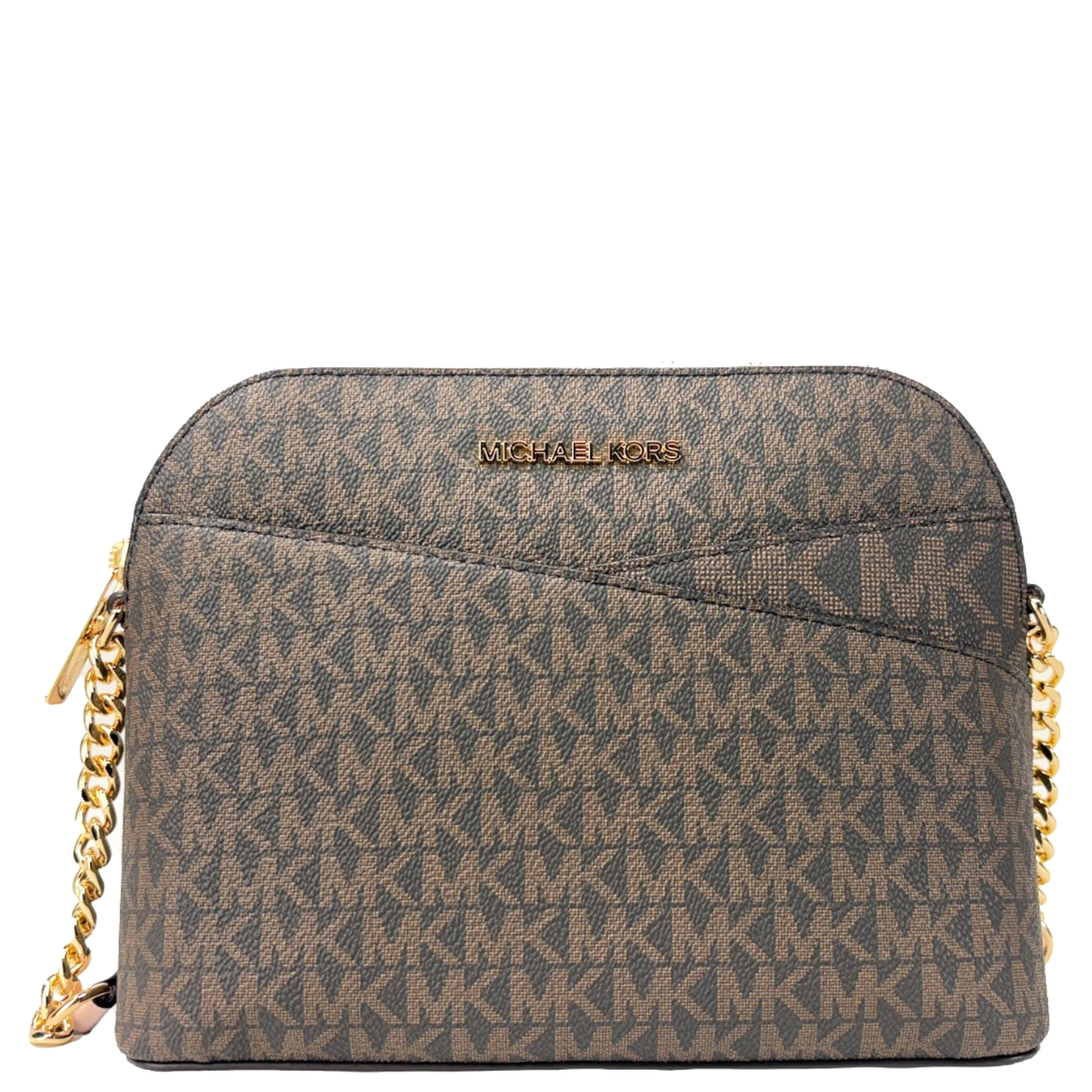 Michael Kors Jet Set Medium X Dome PVC Crossbody Bag