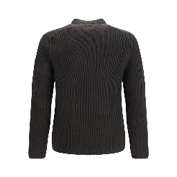 Brown Cotton Sweatshirt