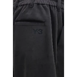 Black Polyester Athletic Pants