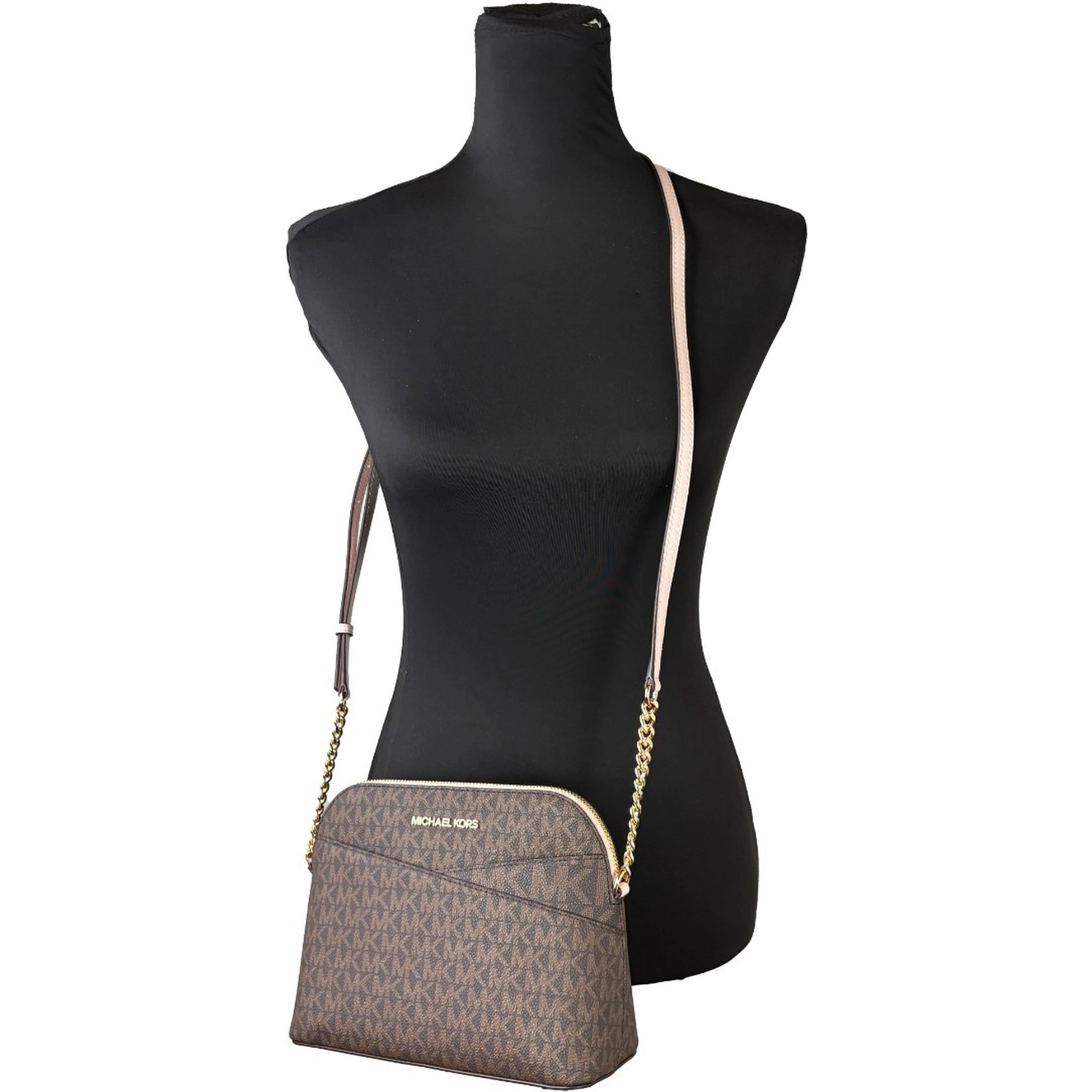 Michael Kors Jet Set Medium X Dome PVC Crossbody Bag