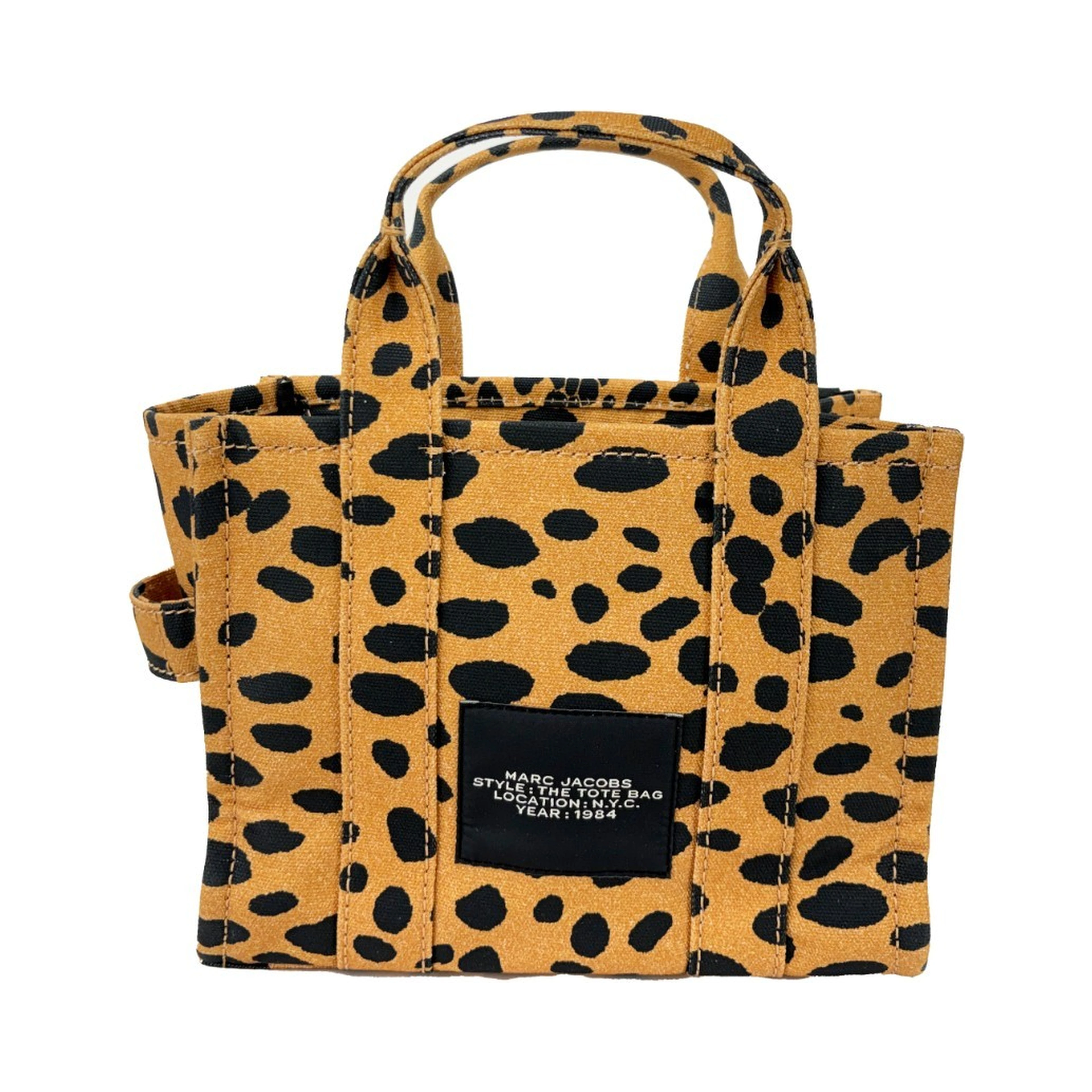 Marc Jacobs The Tote Bag Small Cheetah Canvas Crossbody