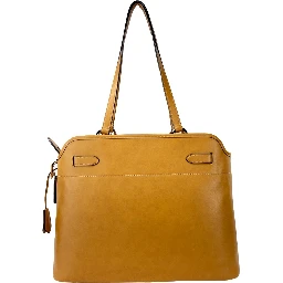 Coach Easton Brown Leather Tote Bag