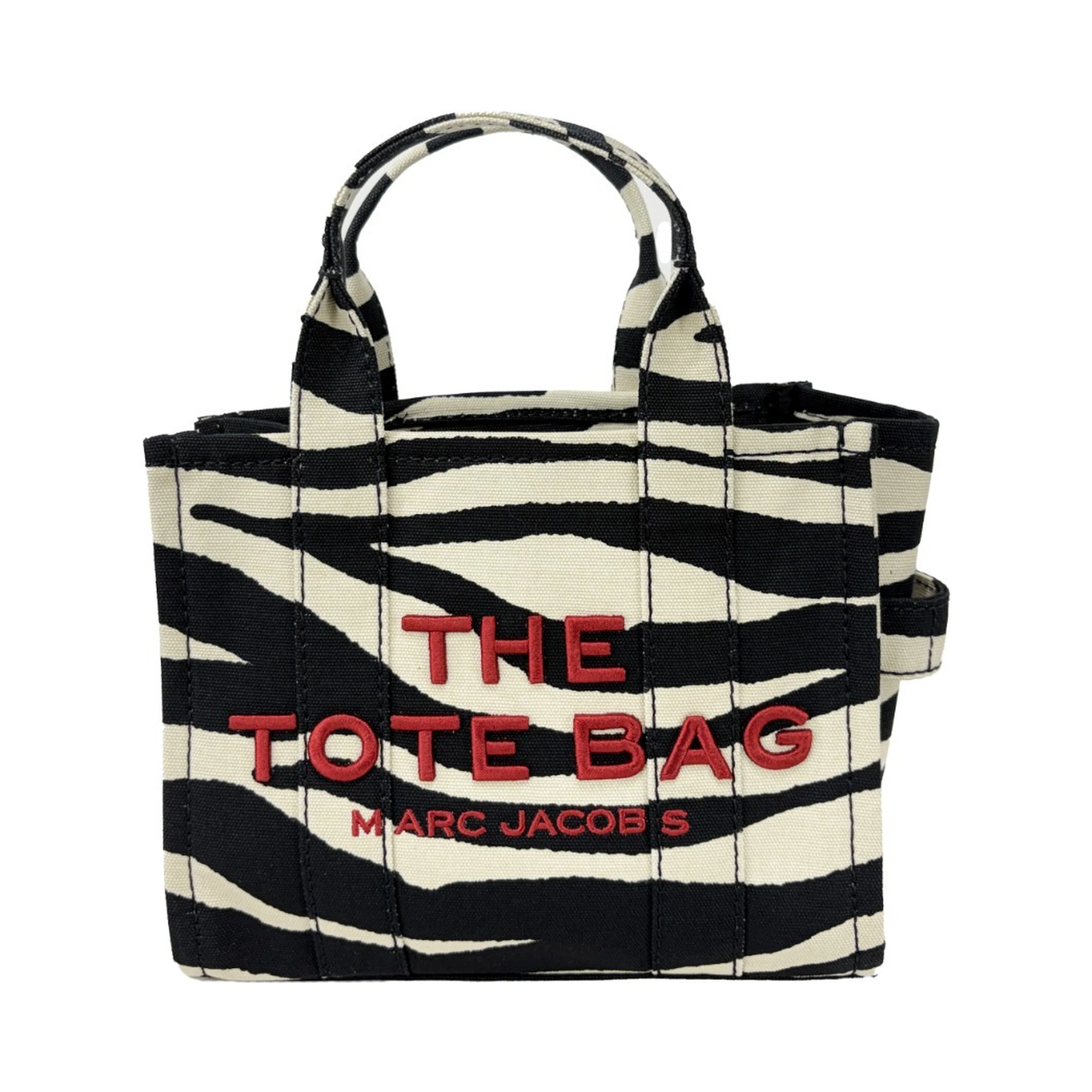 Marc Jacobs The Tote Bag Medium Zebra Canvas Crossbody