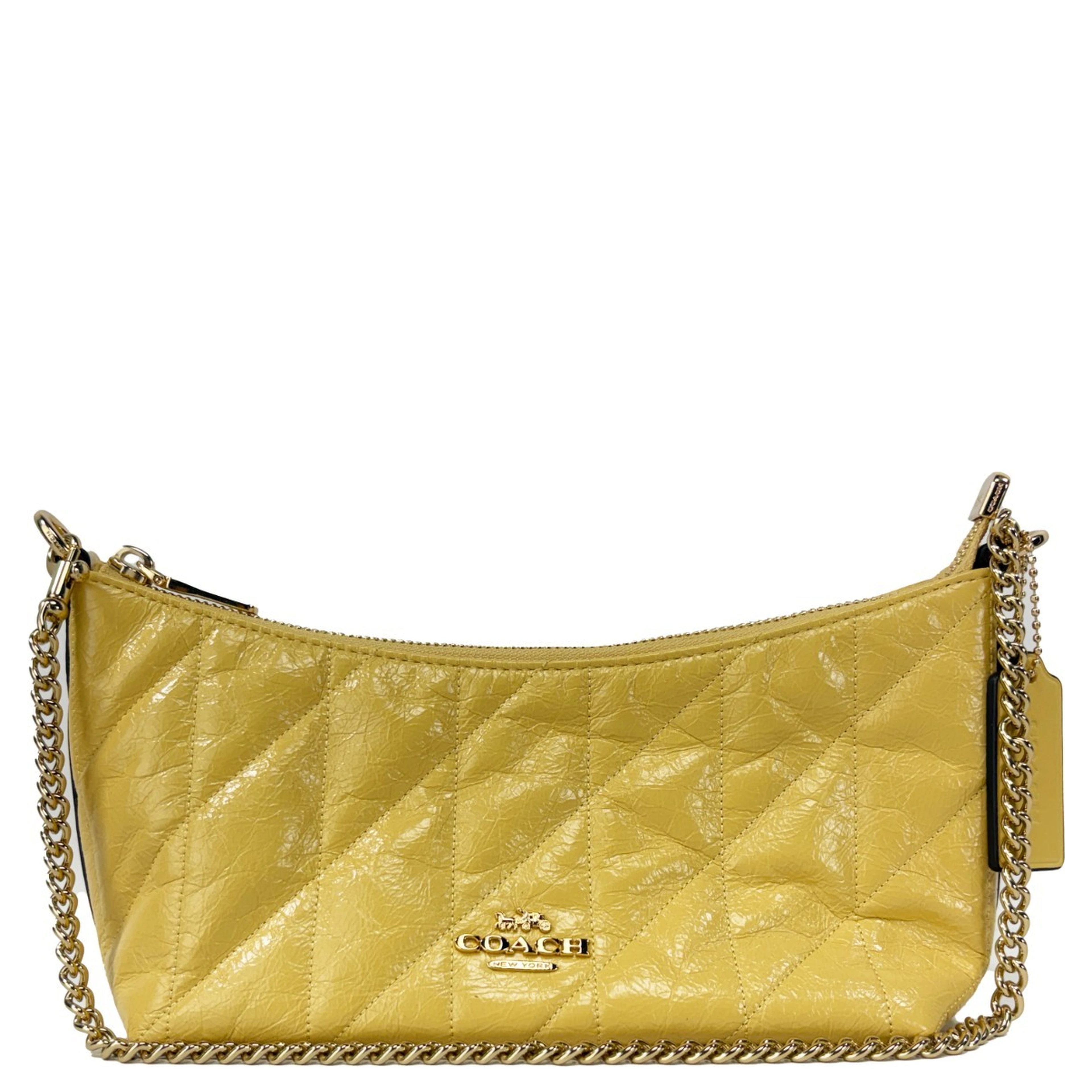 Coach Caitlin Glazed Leather Shoulder Bag