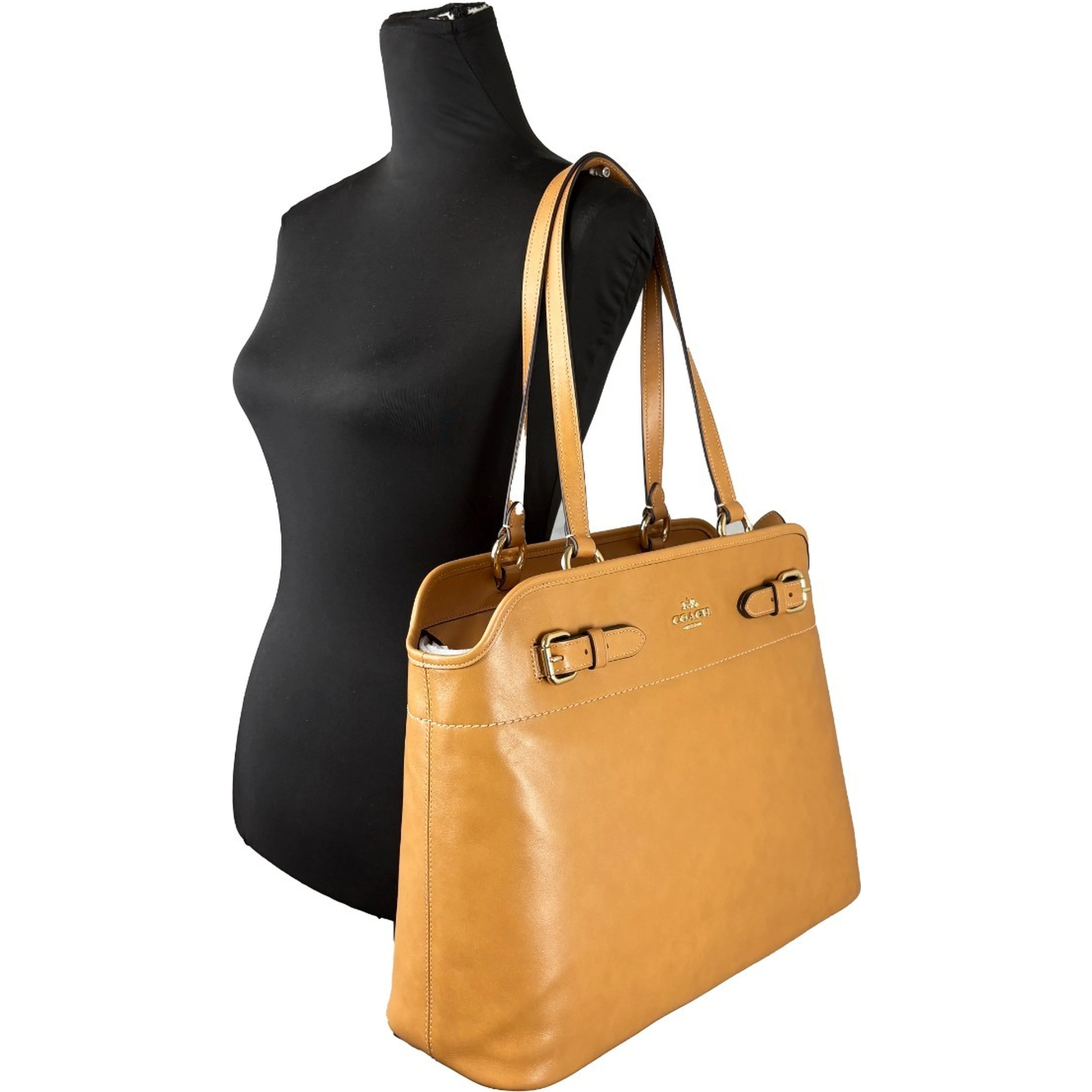 Coach Easton Brown Leather Tote Bag