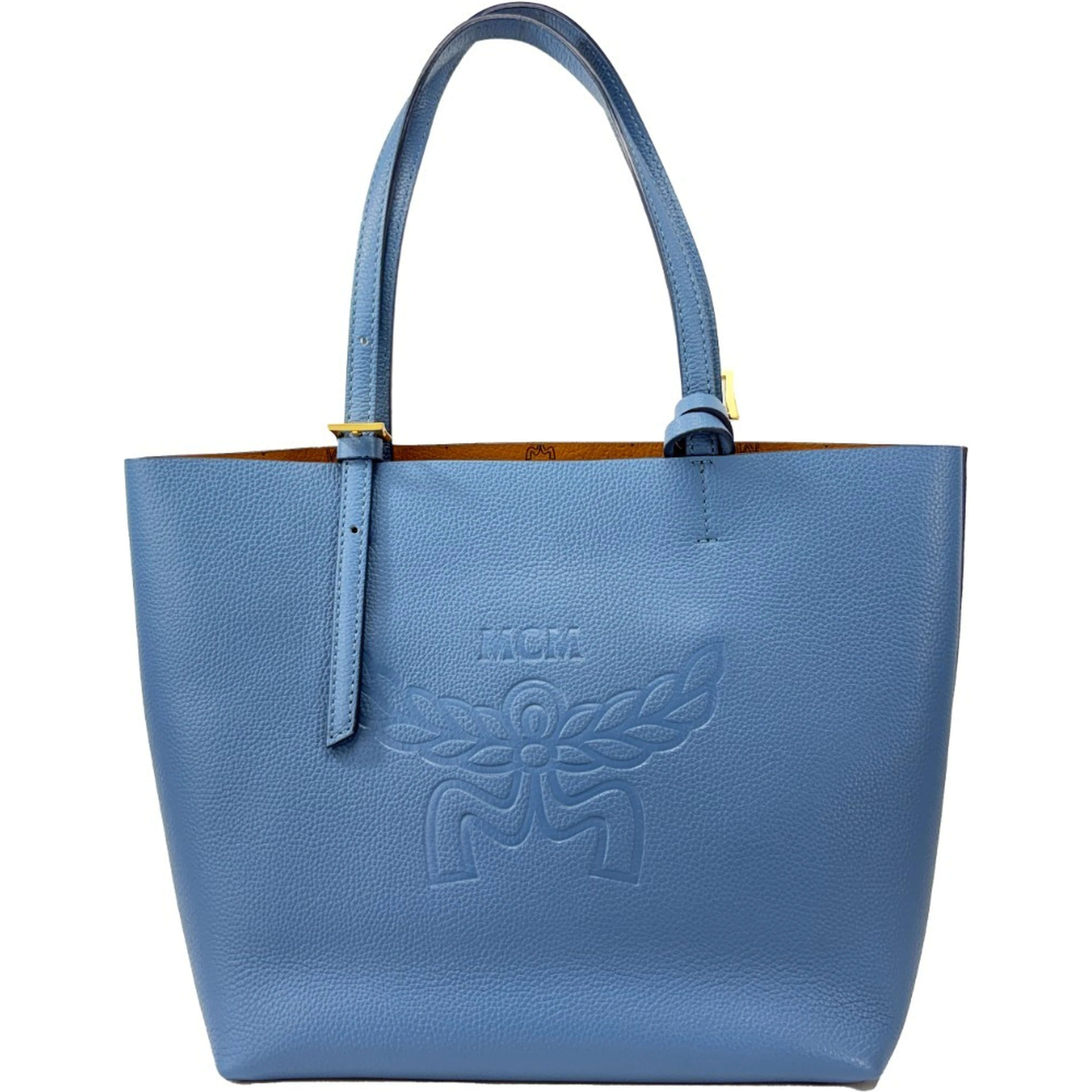 MCM Mini Himmel Leather Tote Bag