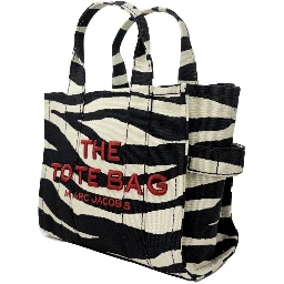Marc Jacobs The Tote Bag Medium Zebra Canvas Crossbody