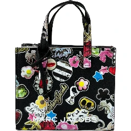 Marc Jacobs Mini Grind Black Sticker Leather Crossbody Bag