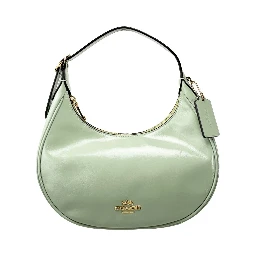Coach Emily Glazed Leather Shoulder Bag