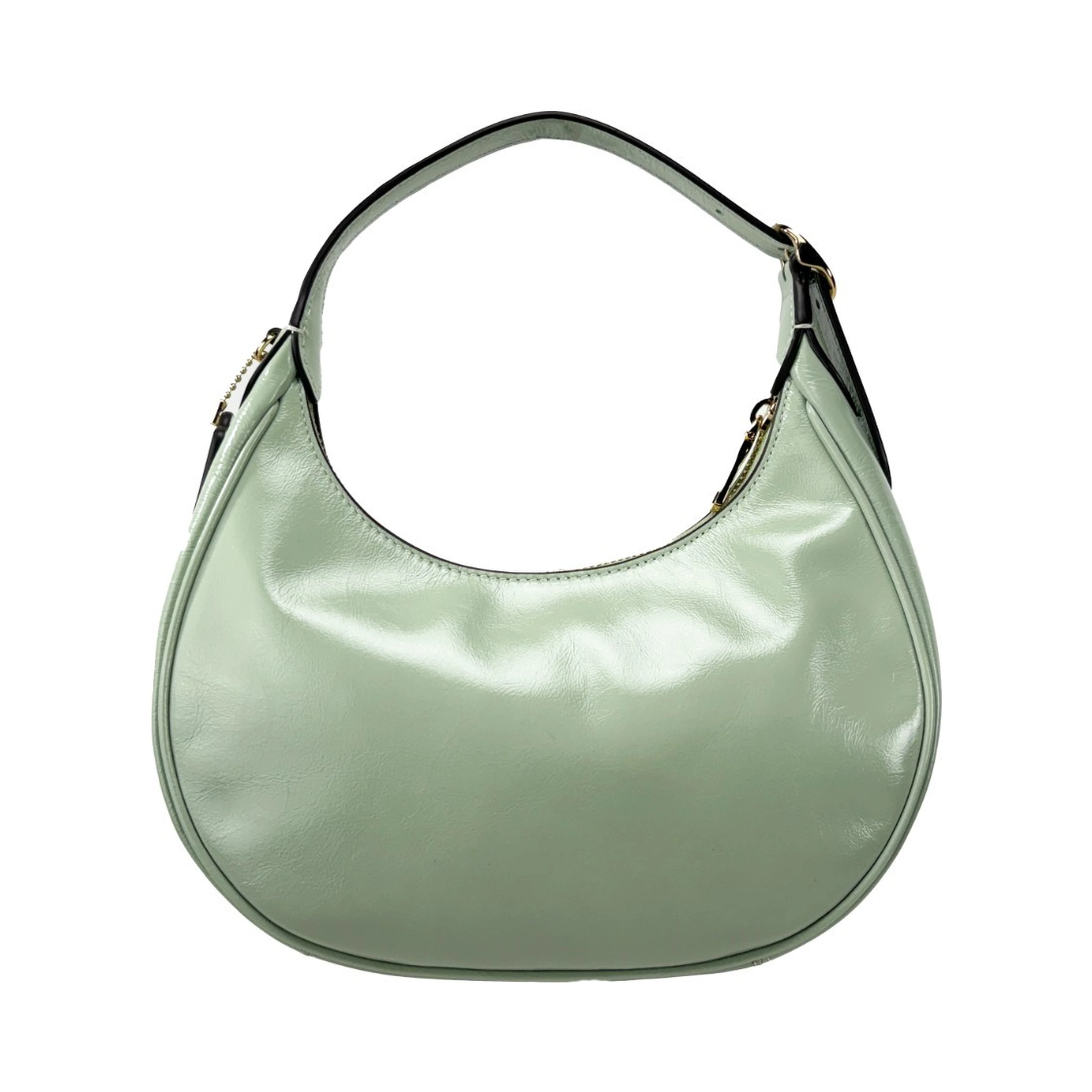 Coach Emily Glazed Leather Shoulder Bag