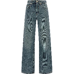 Blue Cotton Jeans Denim