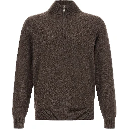Brown Cashmere Cardigan