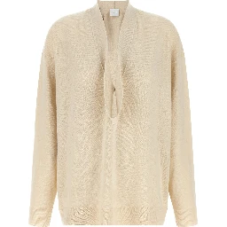 Beige Wool Cardigan