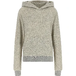 Gray Cotton Hoodie