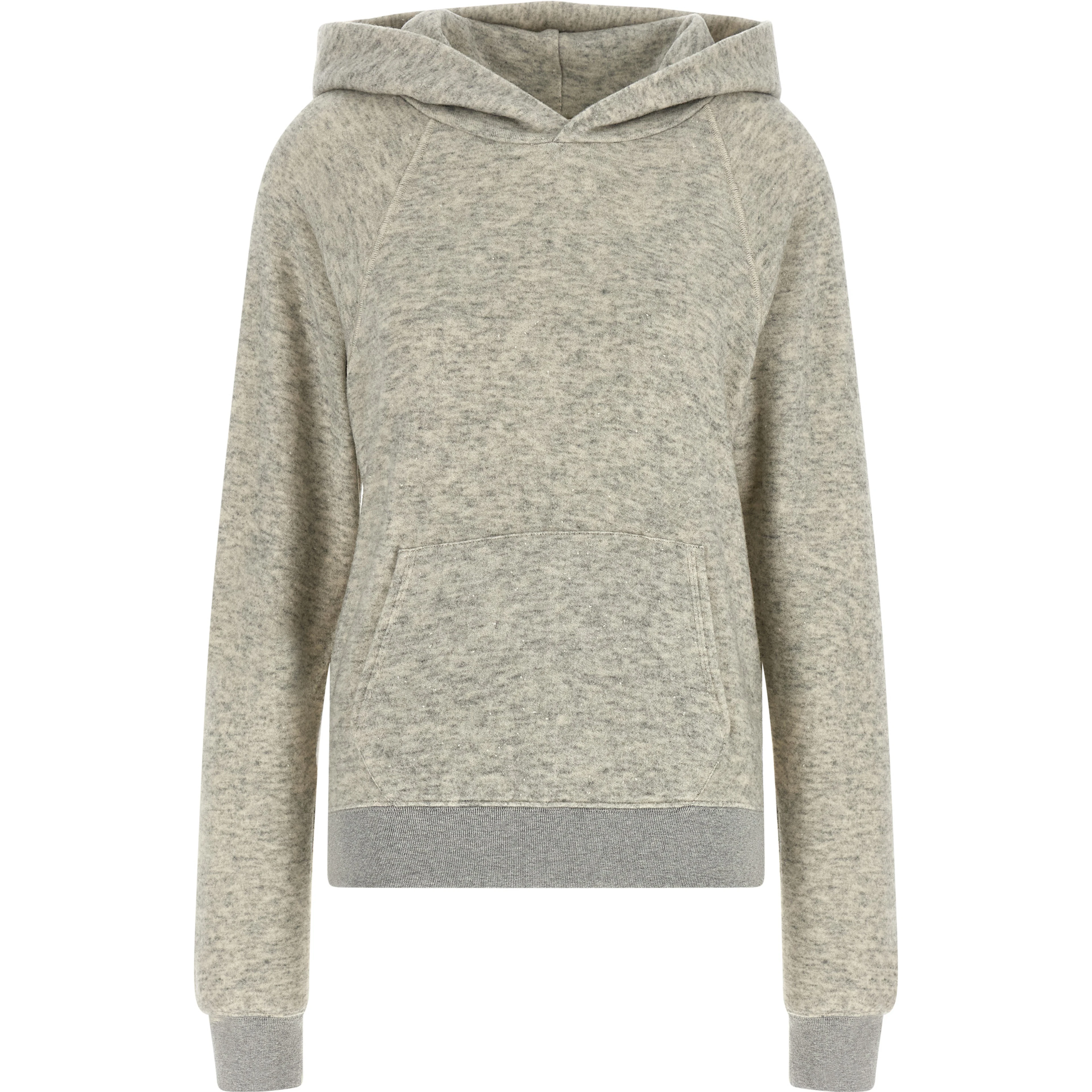 Gray Cotton Hoodie